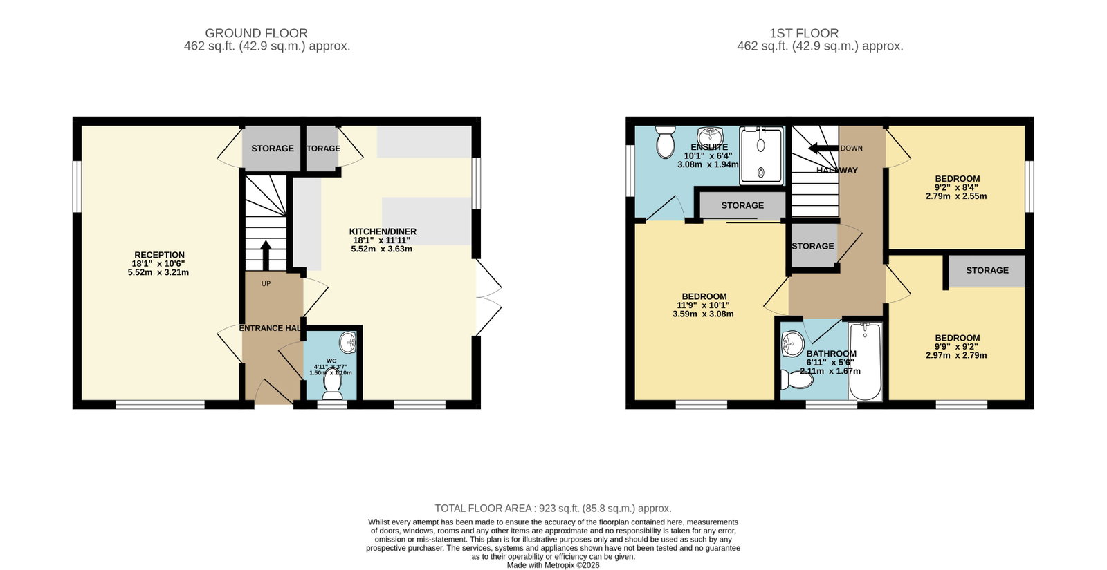 2, Maes Bengi, Blackwood floorplan