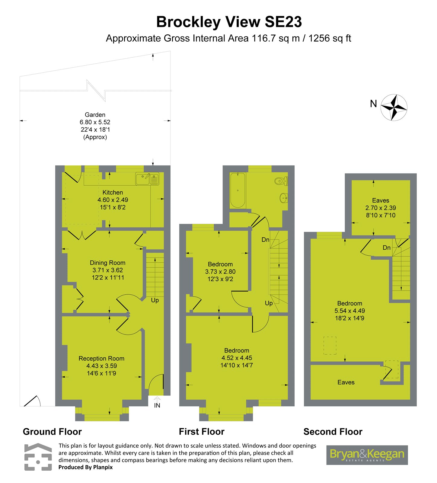 1, Brockley View, London floorplan
