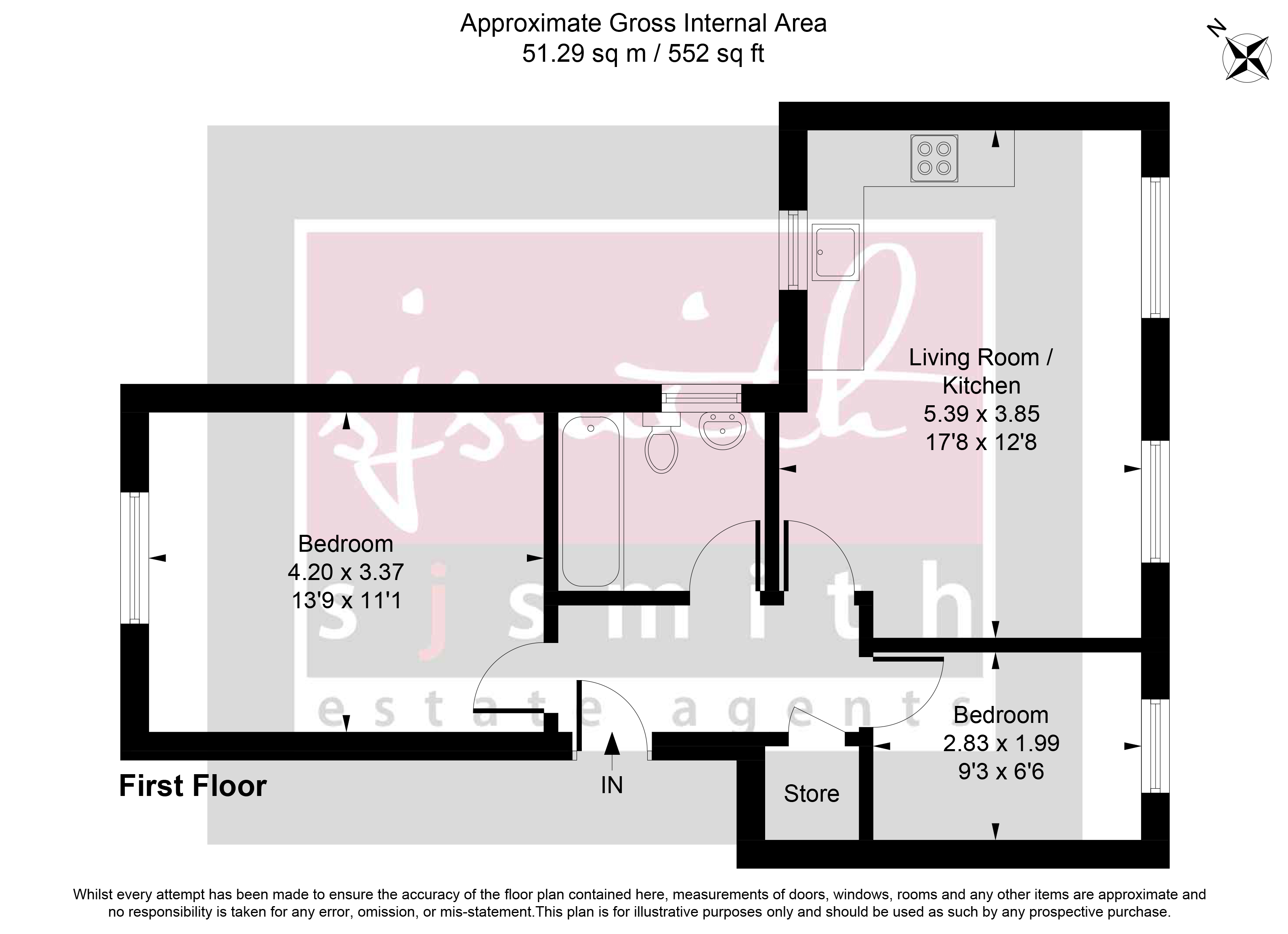 3, Gemini Place, Ashford floorplan