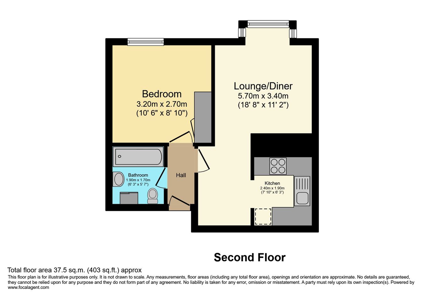 43a, Hanstone Close, Cirencester floorplan