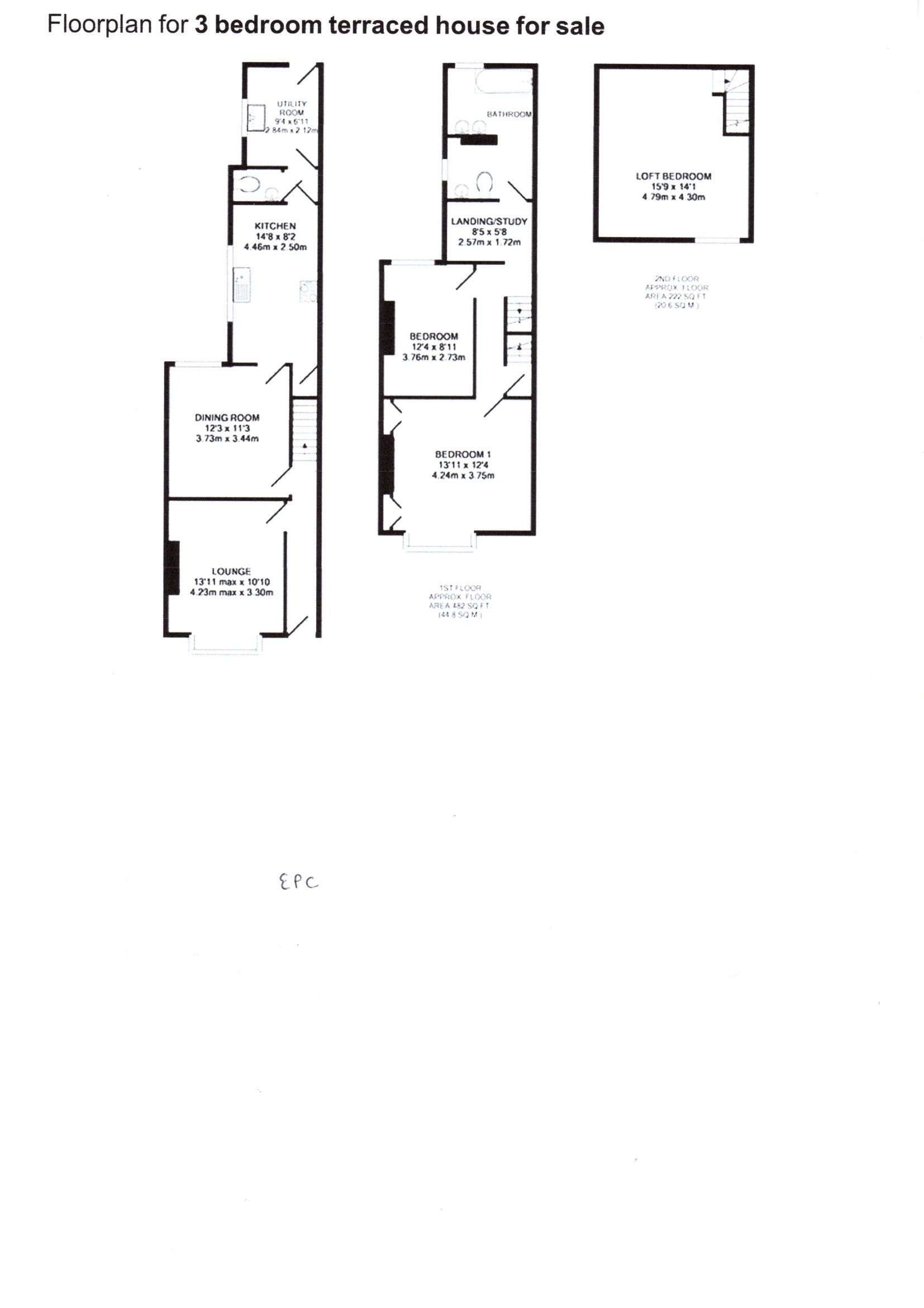 3 Bedrooms Terraced house for sale in Grosvenor Road, Market Drayton TF9