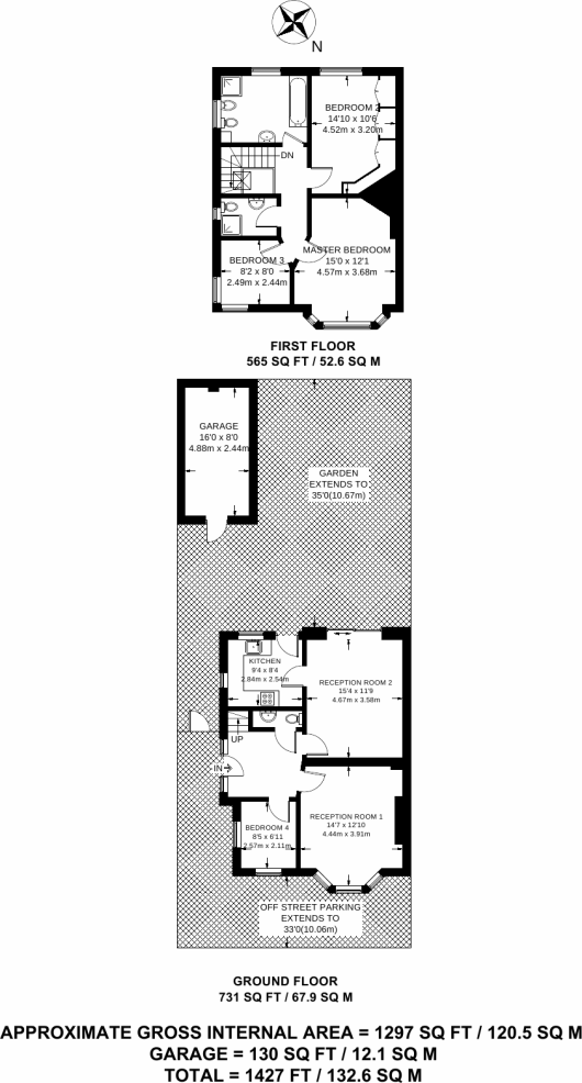 Cromwell Road, WORCESTER PARK floorplan