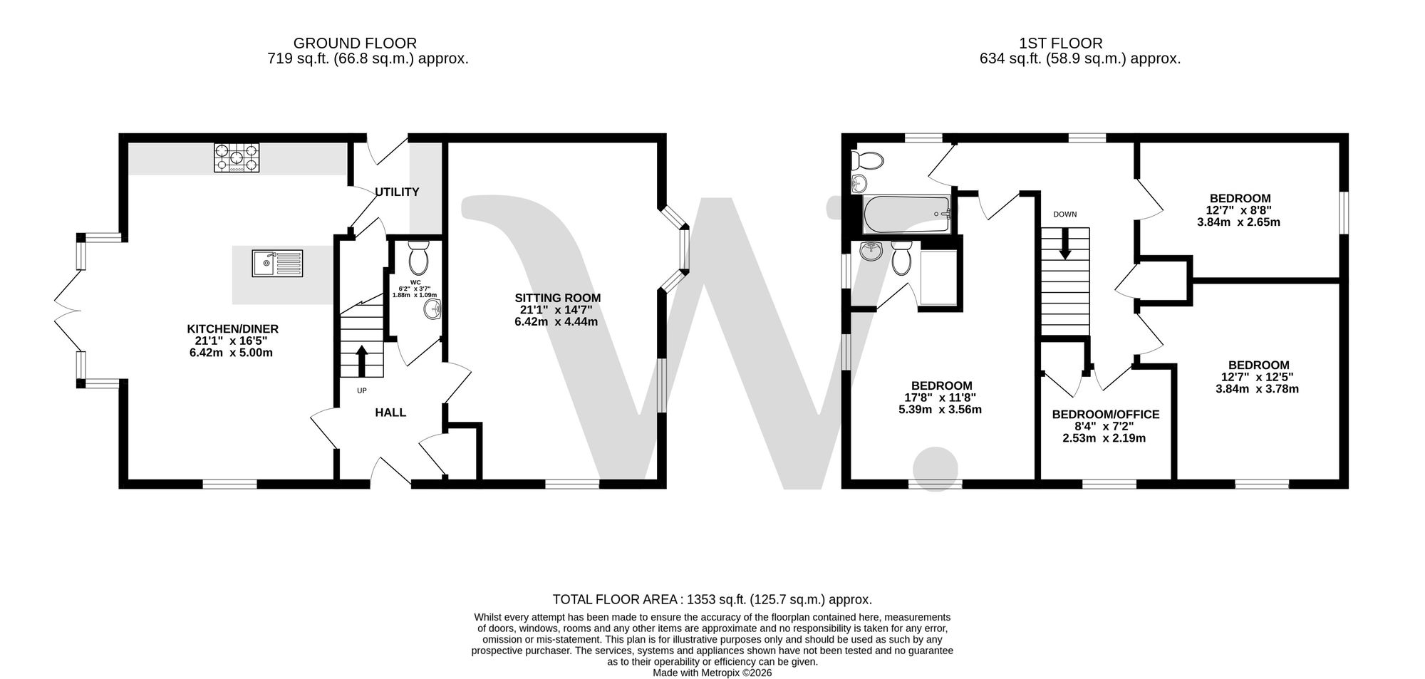 11 Rowan Crescent, Norwich floorplan
