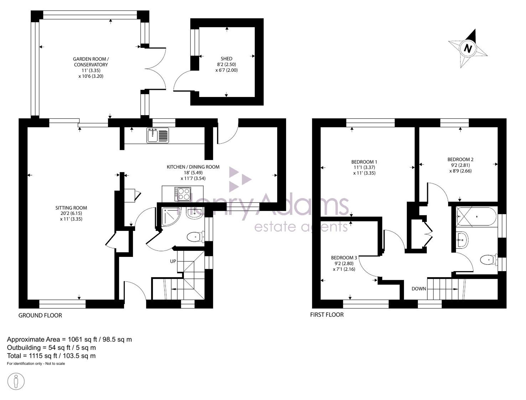 83 Oliver Whitby Road, Chichester floorplan