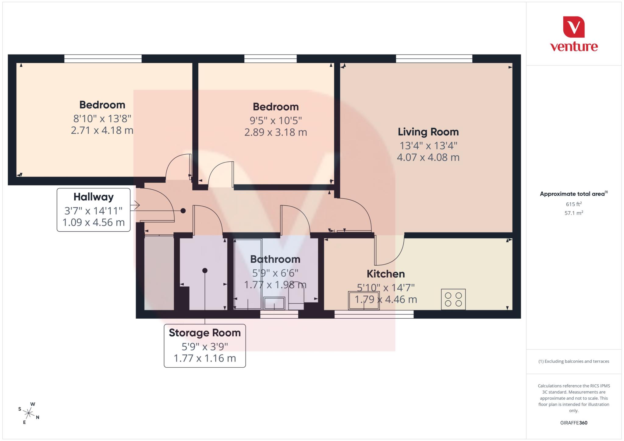 54, Wexham Close, Luton floorplan