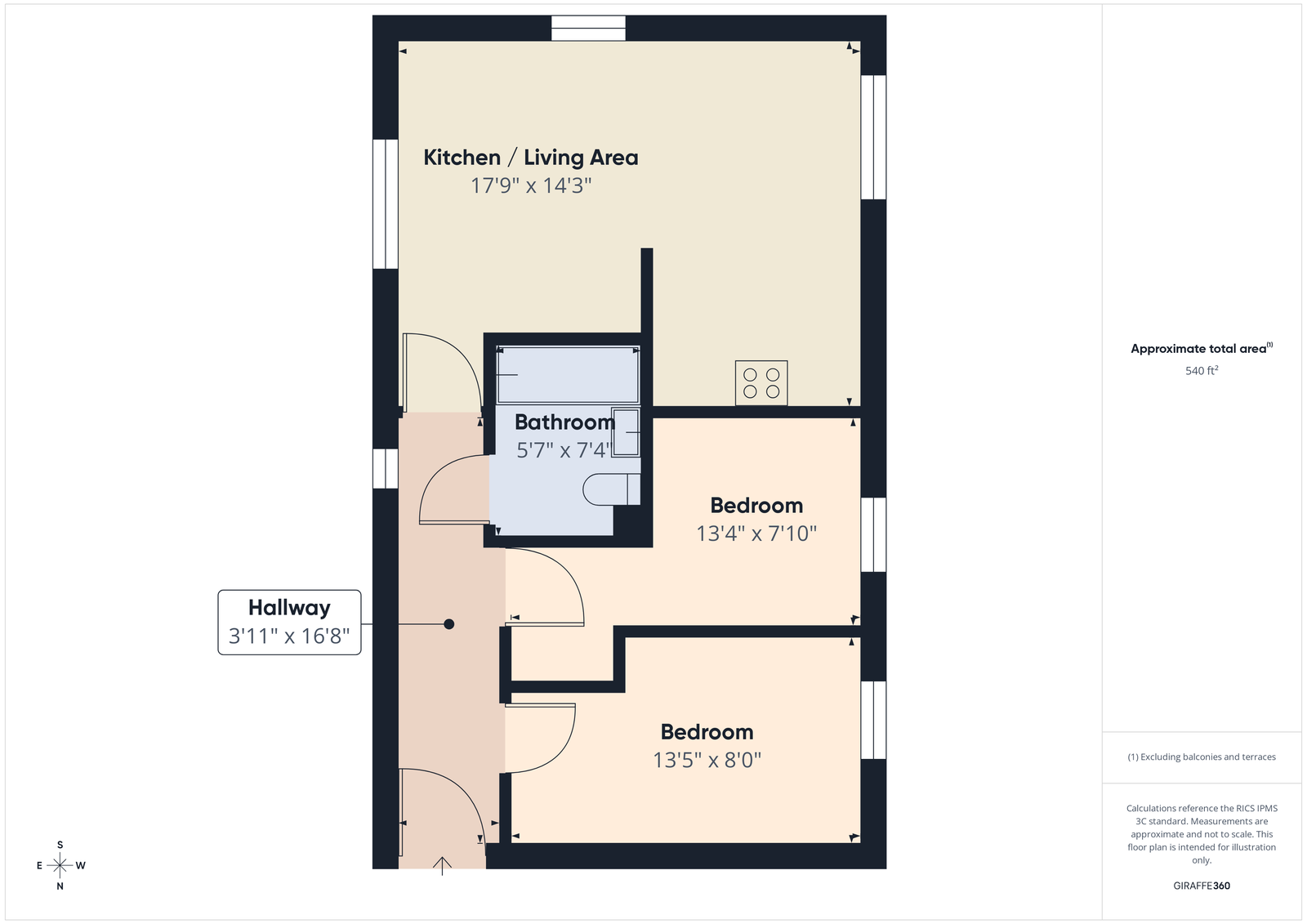 14, Canopy Lane, Harlow floorplan