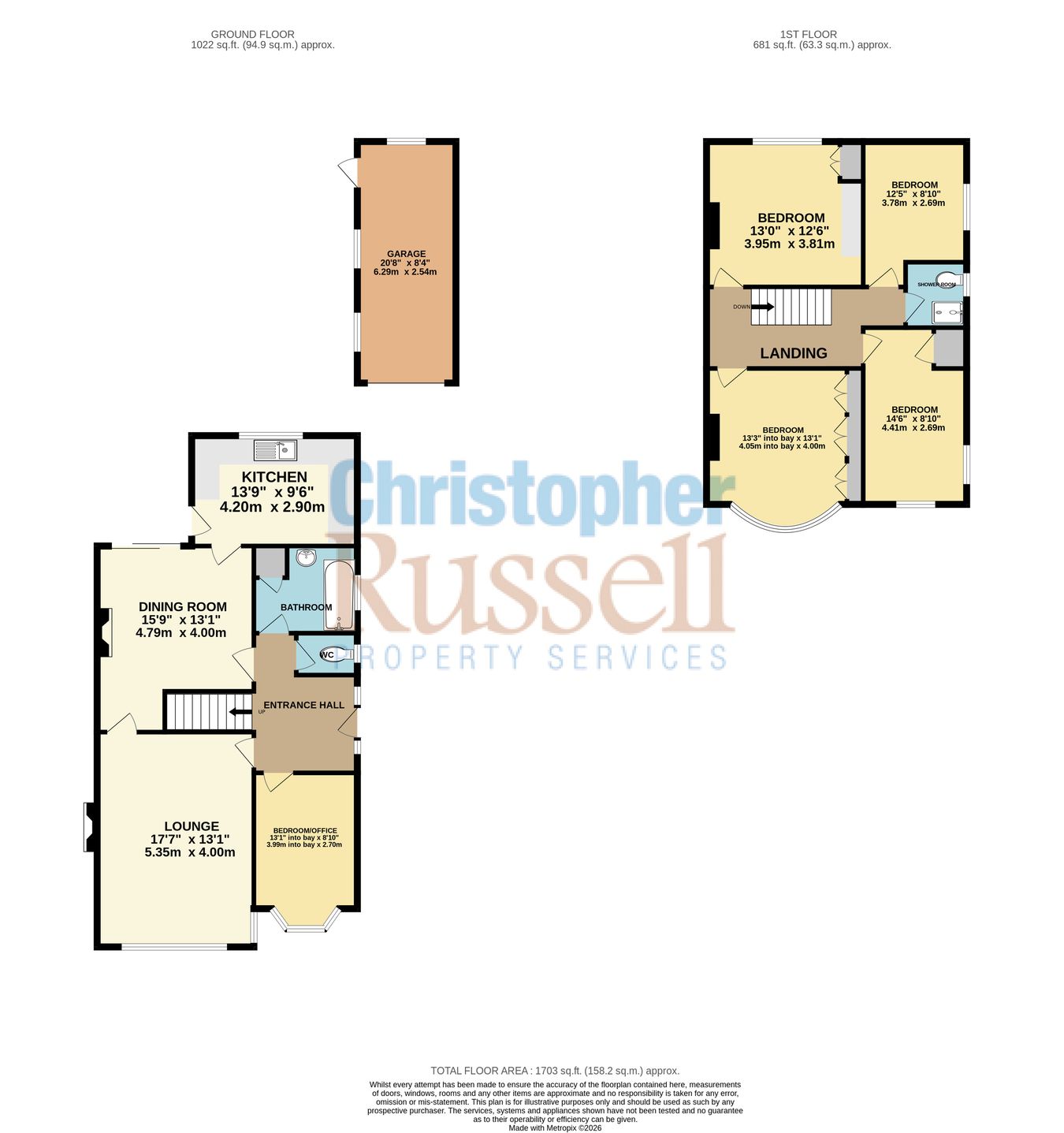36, Willersley Avenue, Sidcup floorplan
