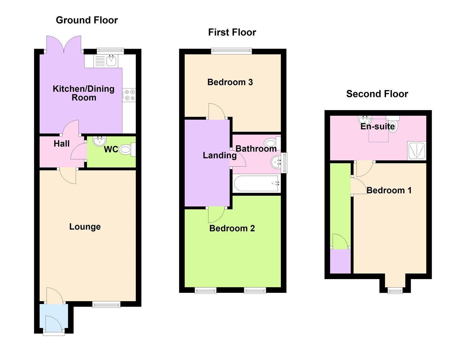 48, Penelope Grove, Peterborough floorplan