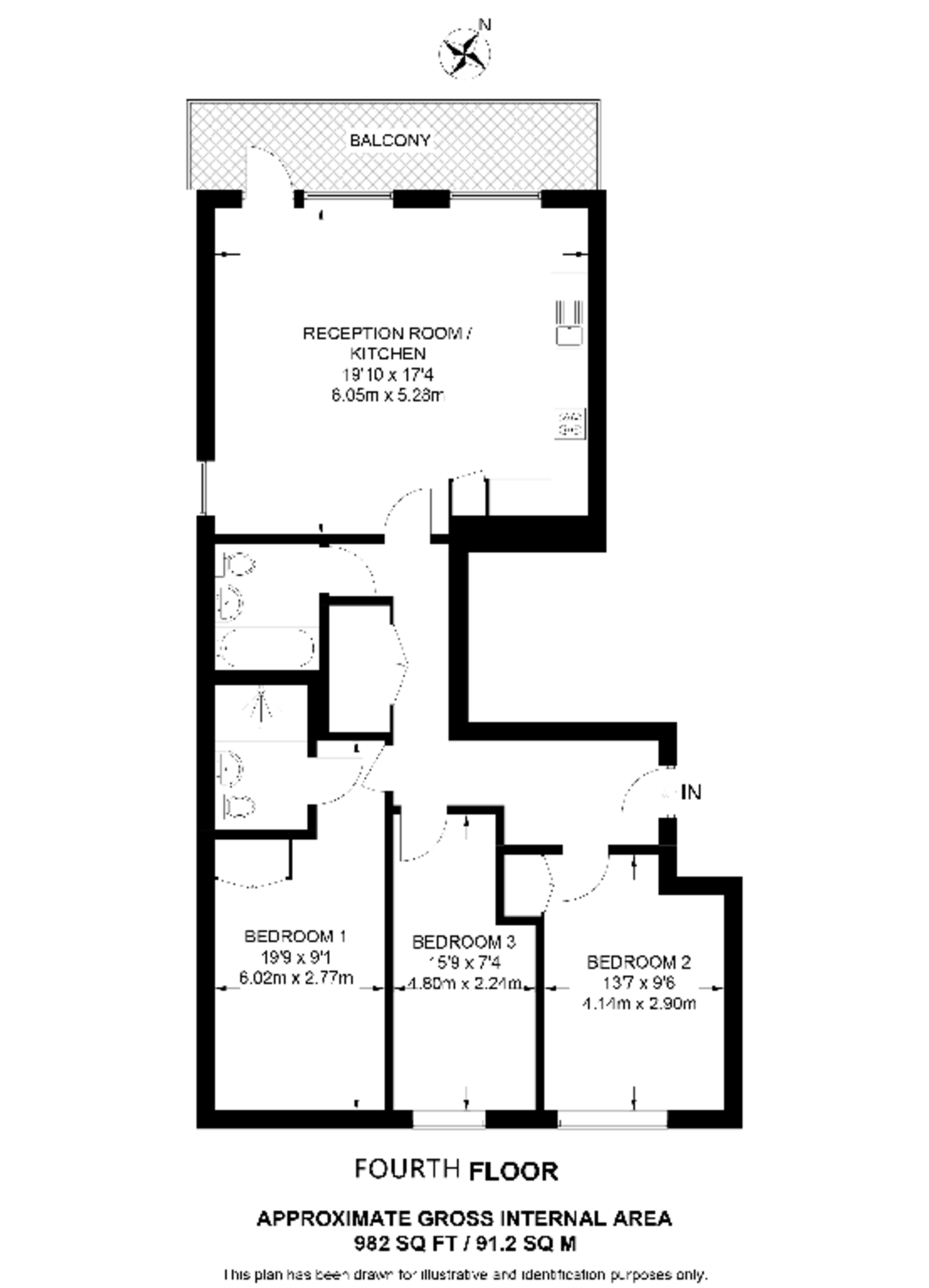Boulevard Point, Croydon floorplan