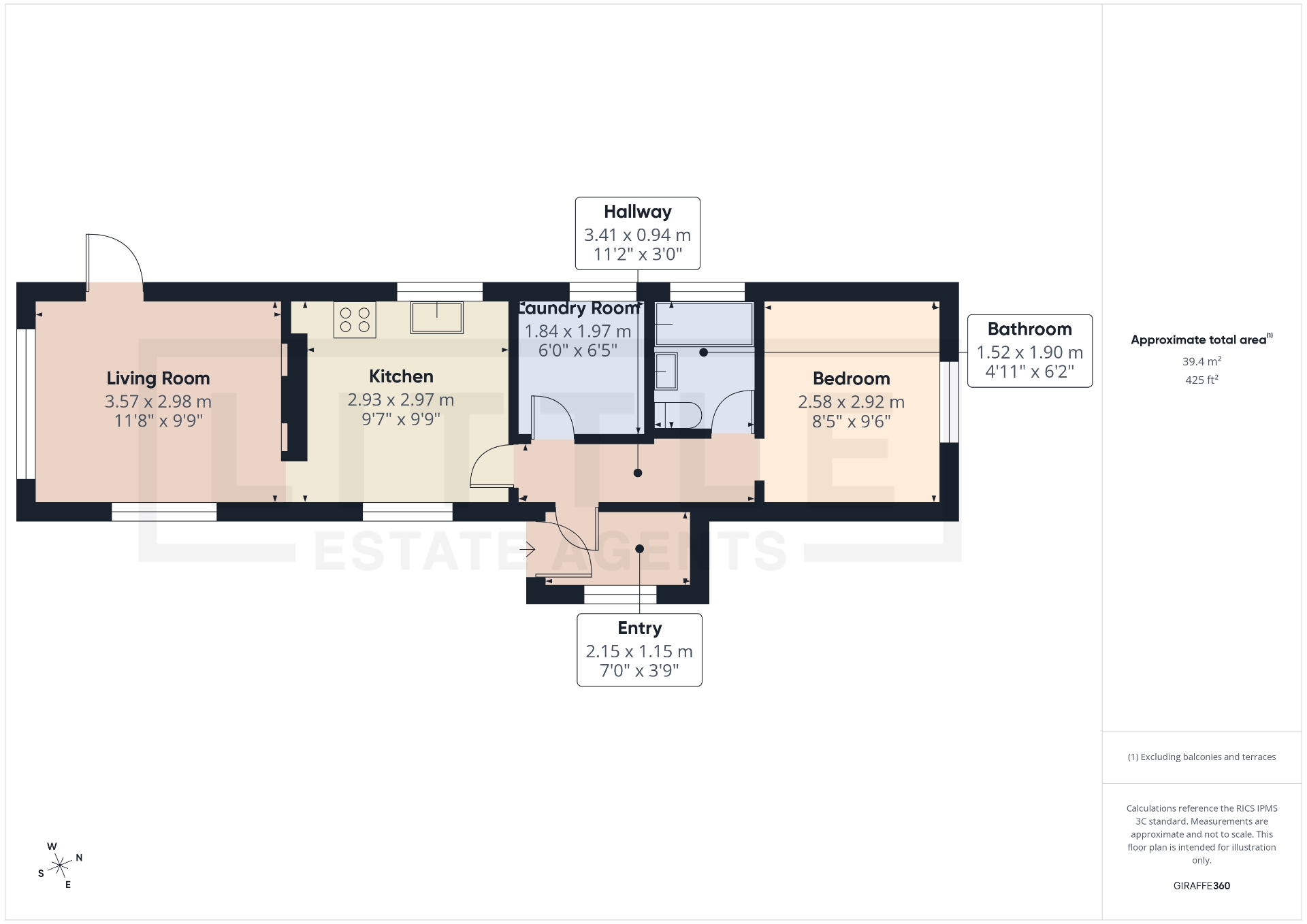 7, Old Hall, Prescot floorplan
