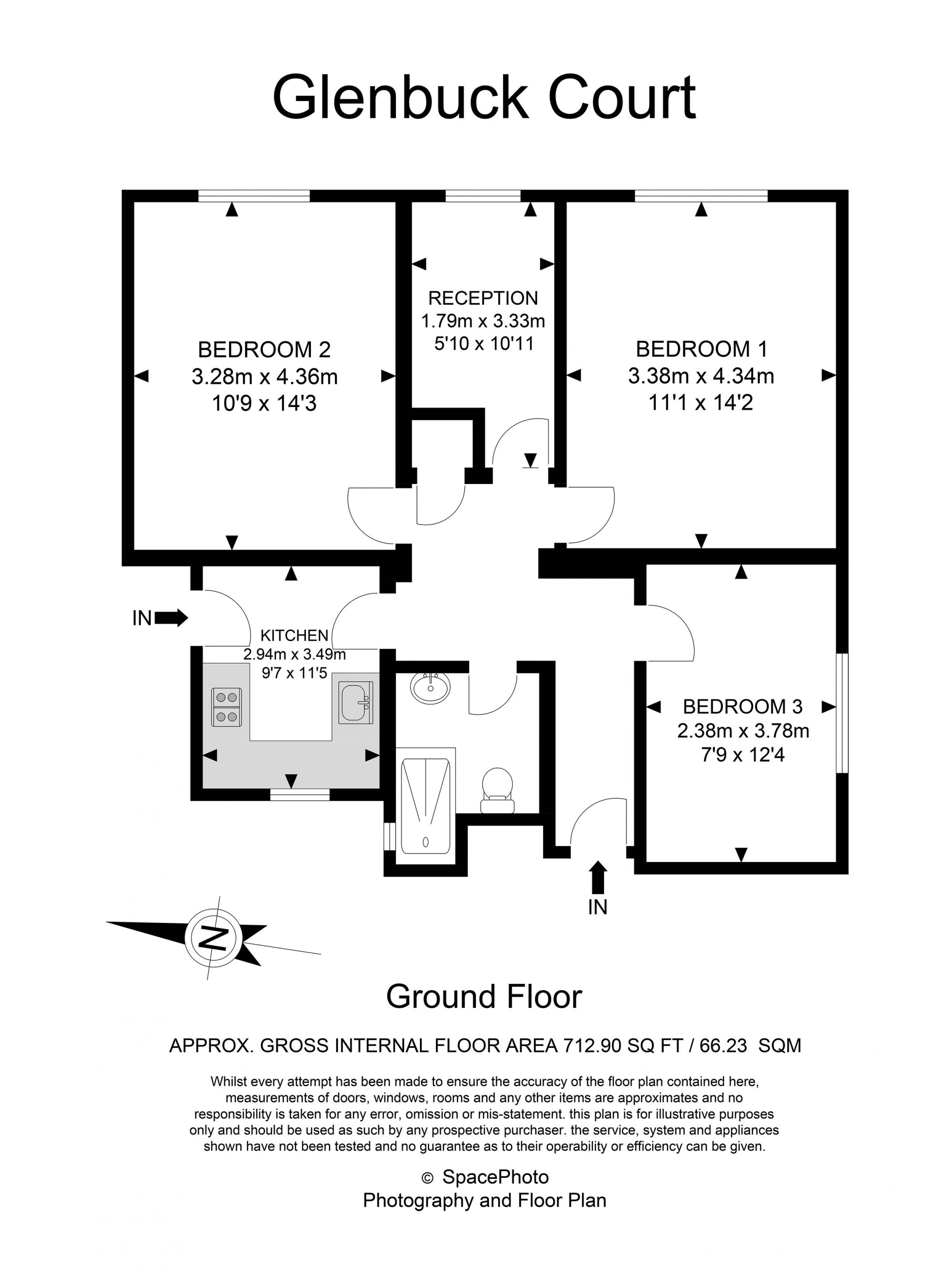 4 Bedrooms Flat to rent in Glenbuck Court, Glenbuck Road, Surbiton, Surrey KT6