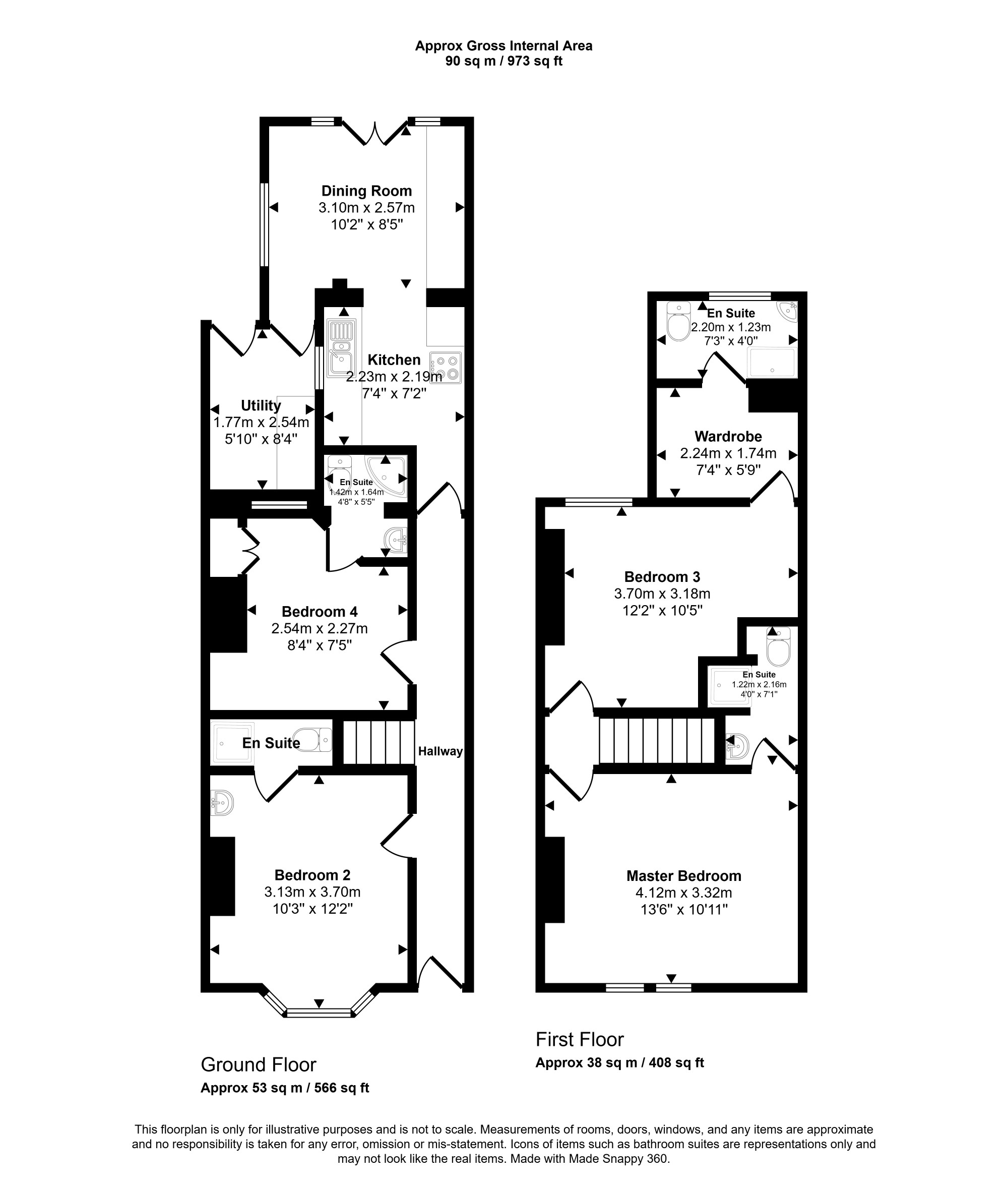 3, Duncan Road, Gillingham floorplan