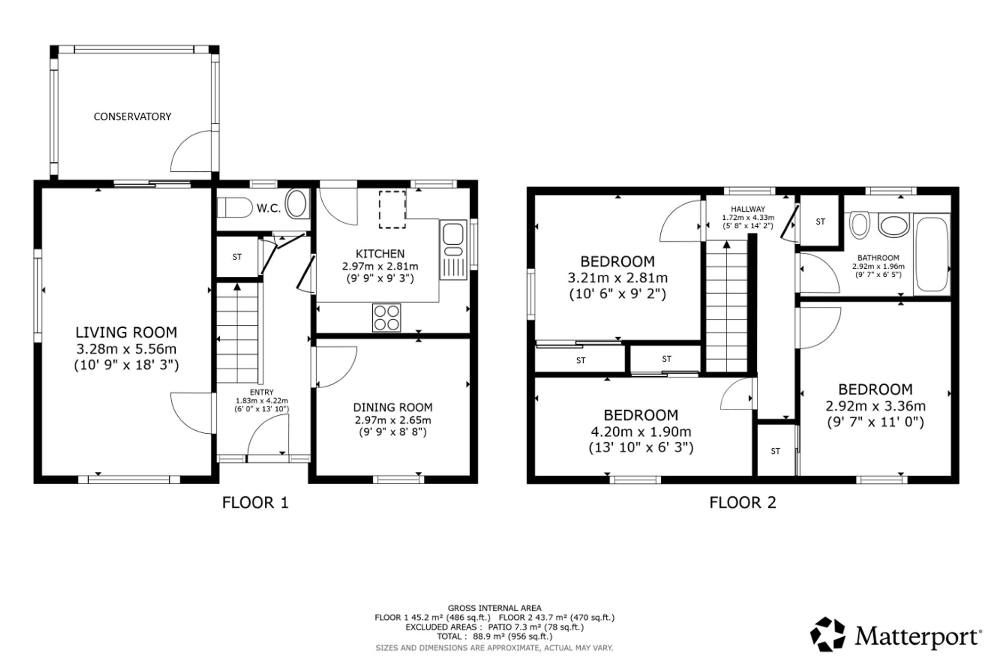 3 Langton Place, Glasgow floorplan
