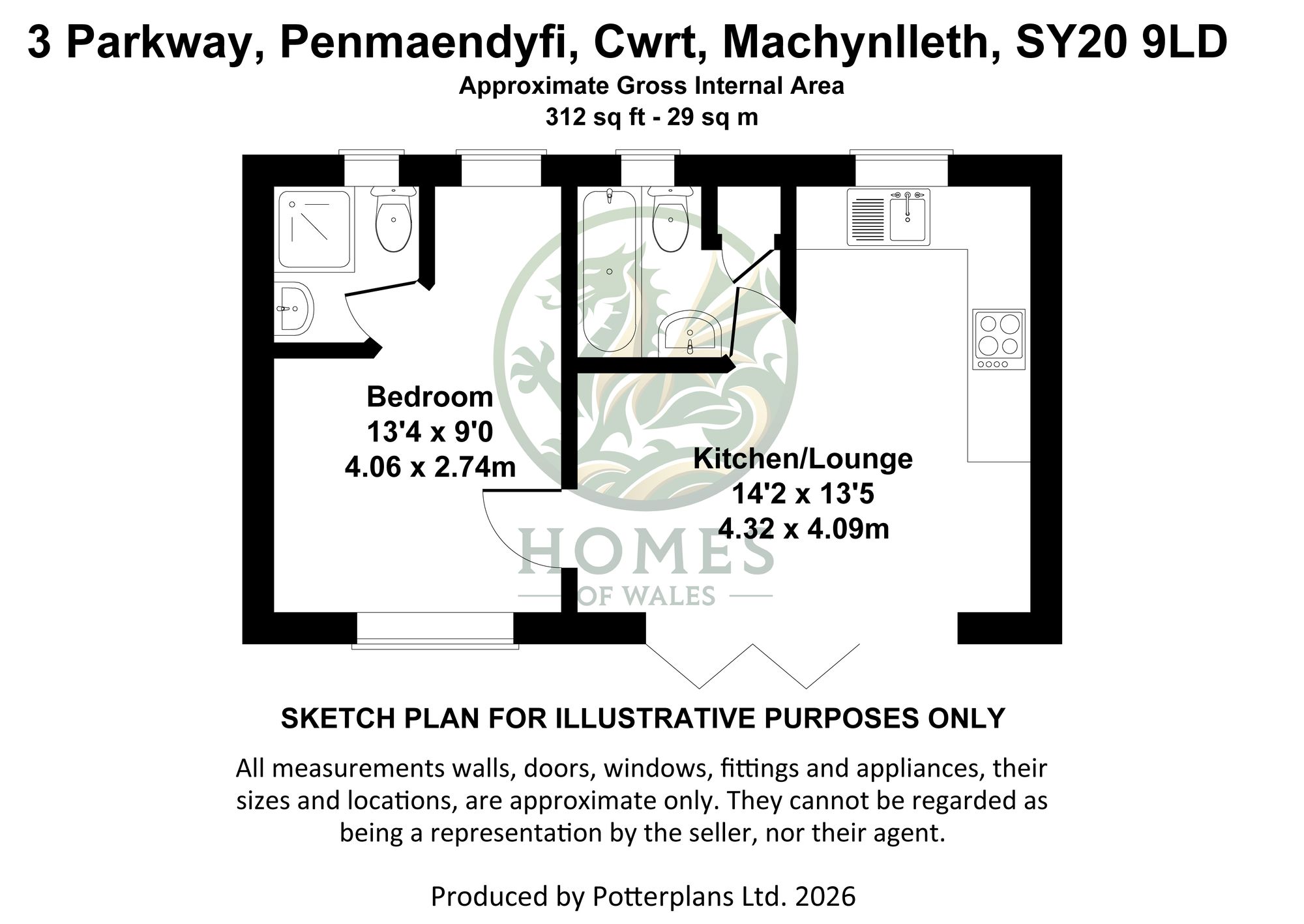 Parkway, Penmaendyfi, Machynlleth floorplan