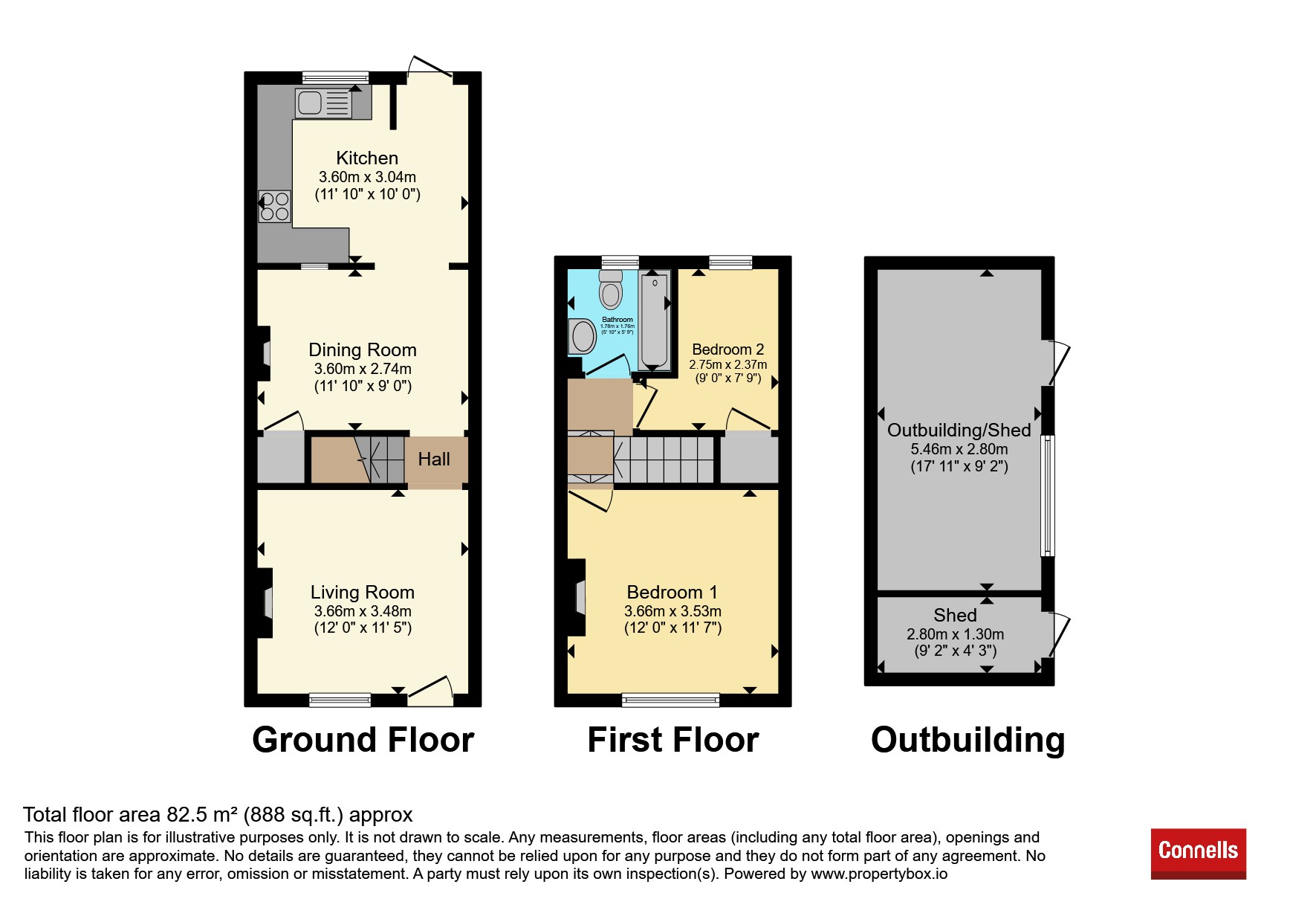 13, New Road, Horley floorplan