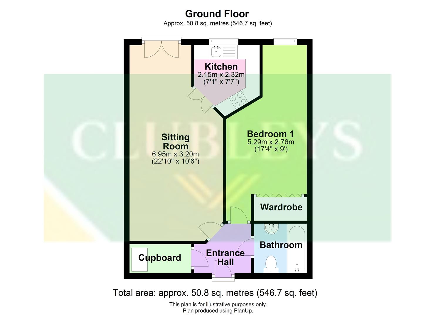 55, Ingle Court, York floorplan