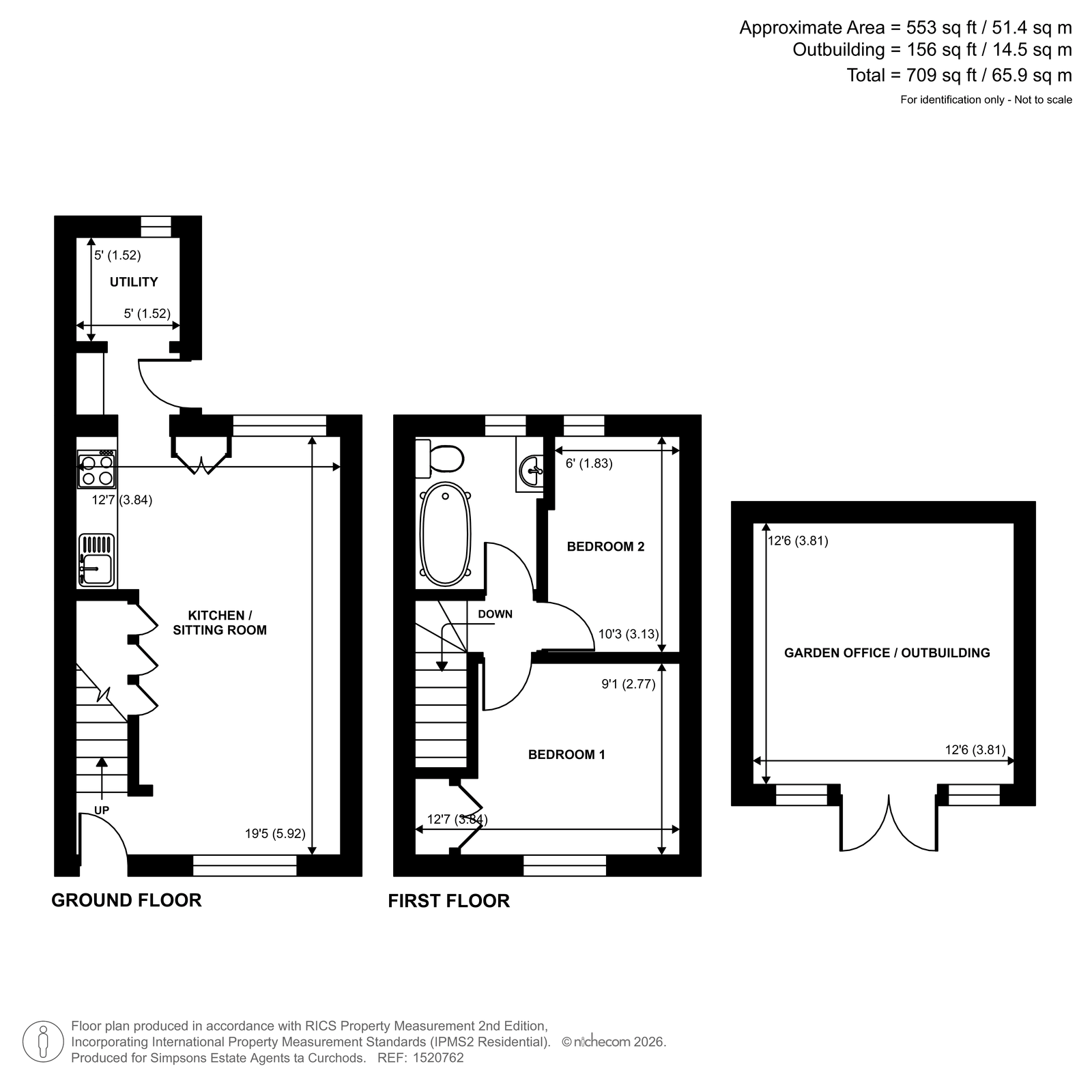 87, Cline Road, Guildford floorplan