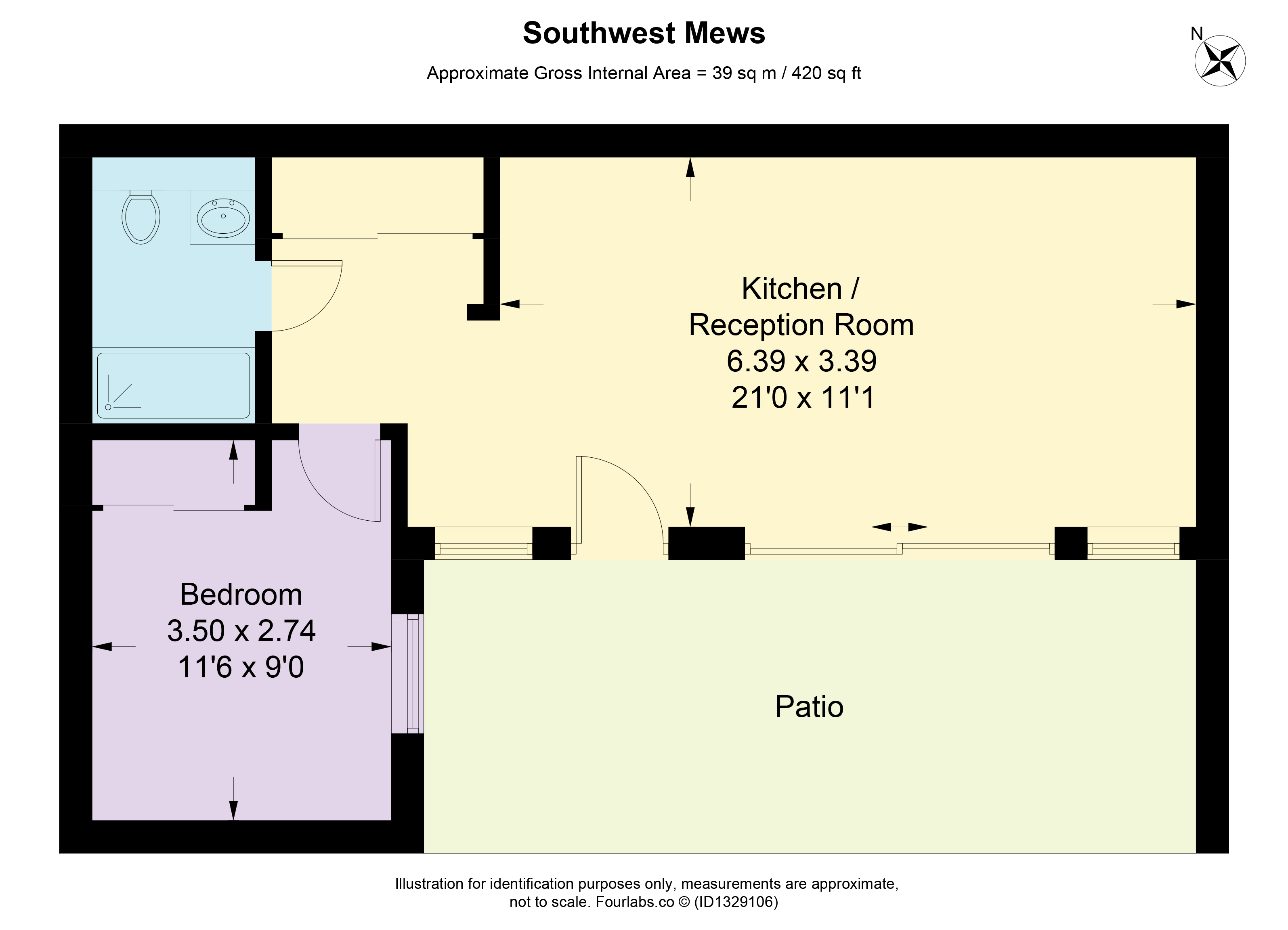 Southwest Mews, London floorplan