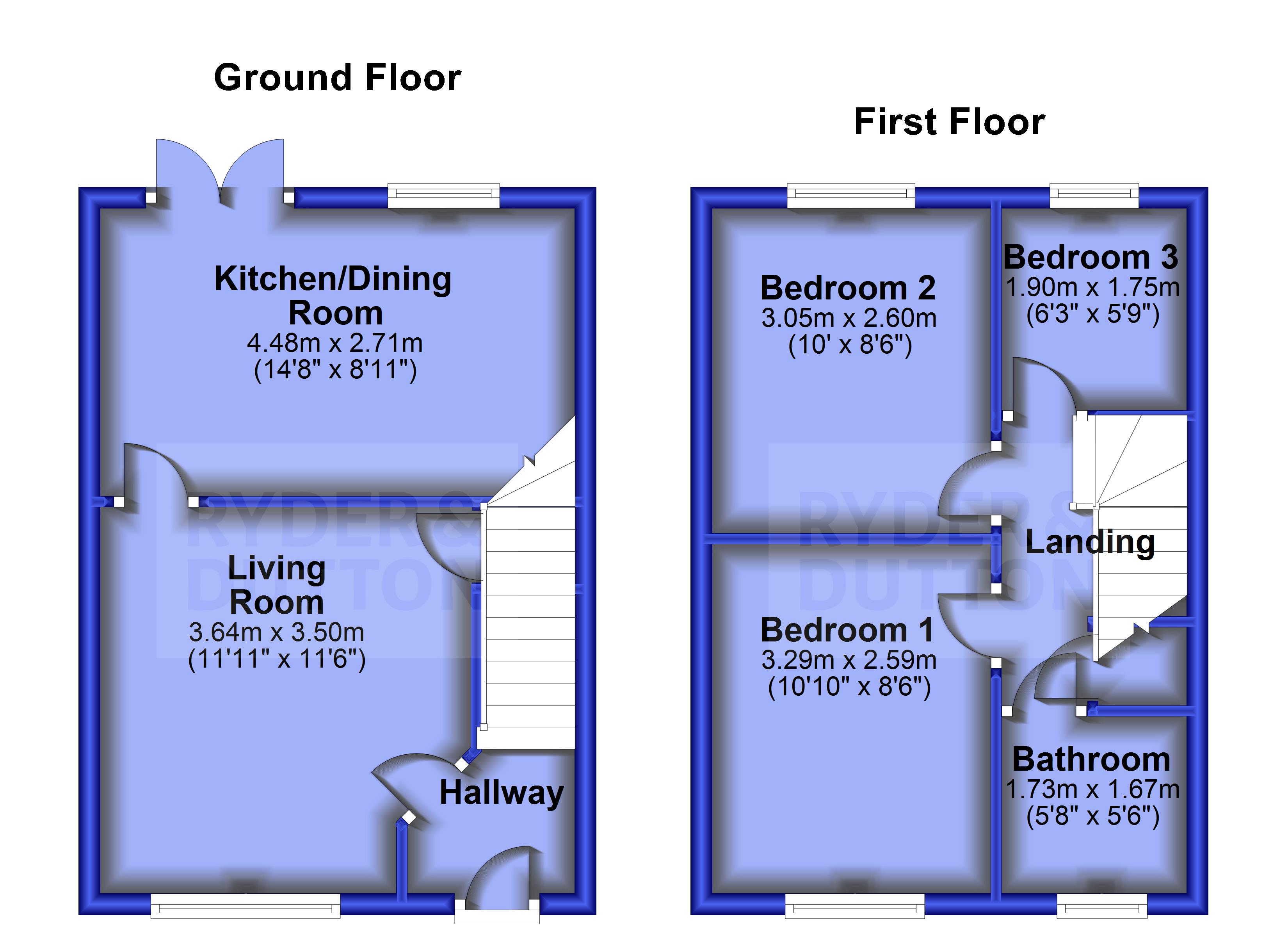 Grove Nook, Longwood, Huddersfield, West Yorkshire HD3, 3 bedroom town