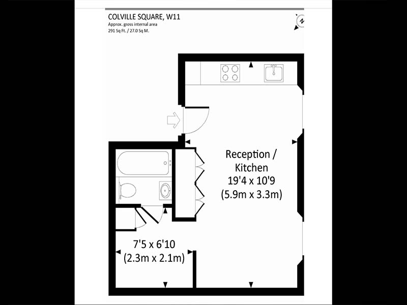 1 Bedrooms Flat to rent in Colville Square, Notting Hill, London W11