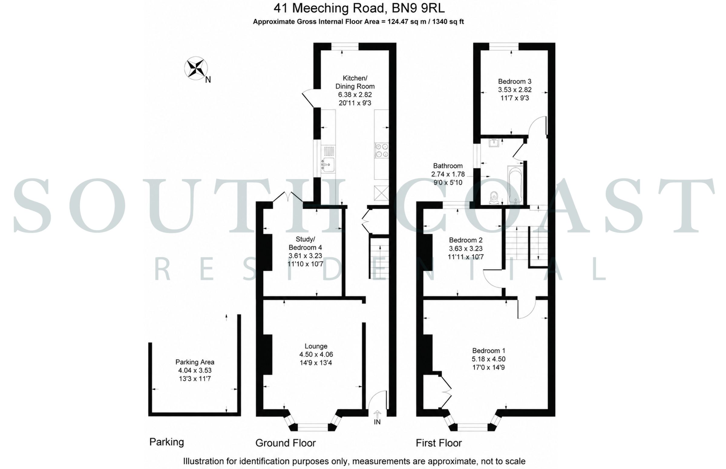 41 Meeching Road, Newhaven floorplan