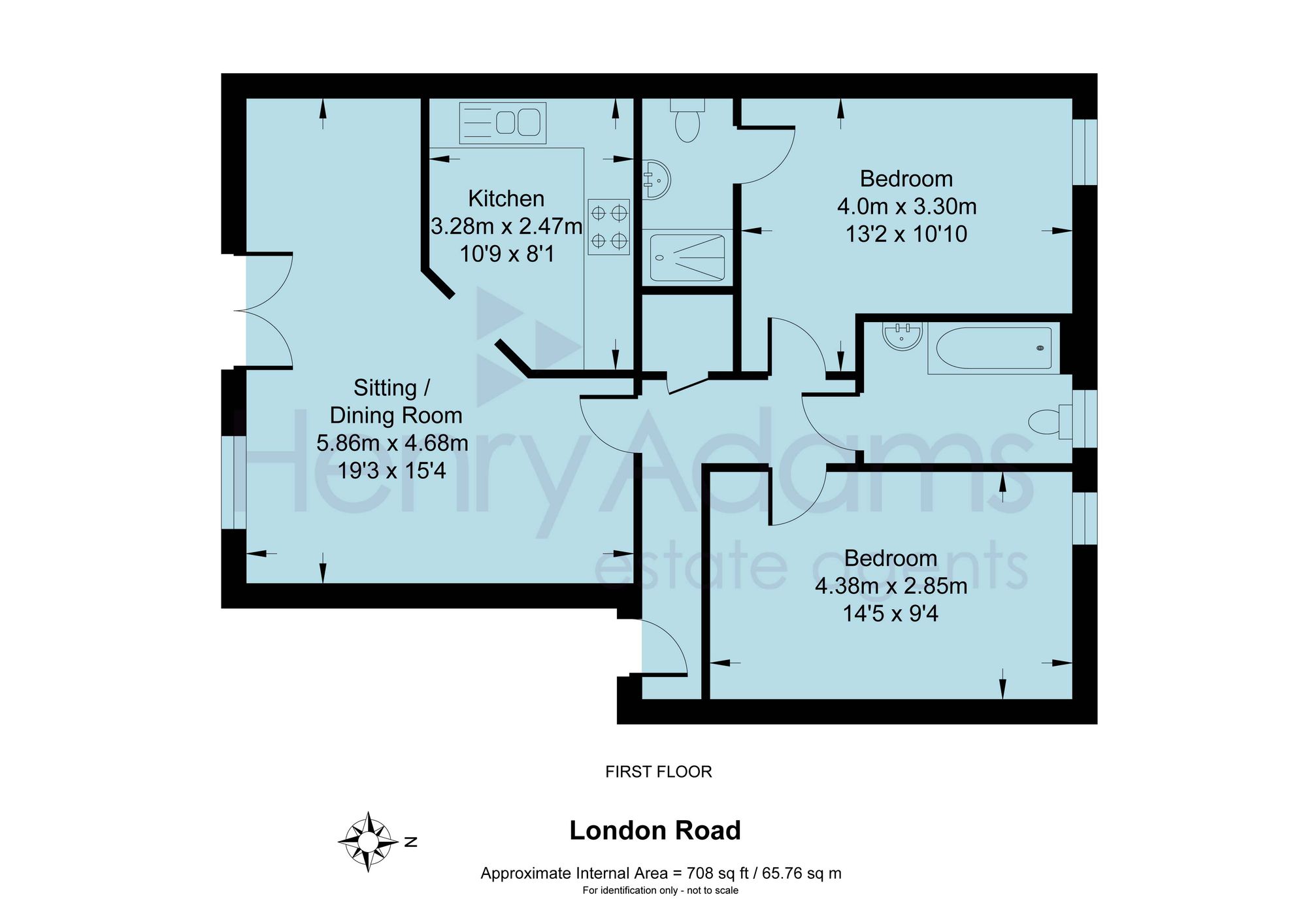 9 Kings Gate Gordon Road, Haywards Heath floorplan