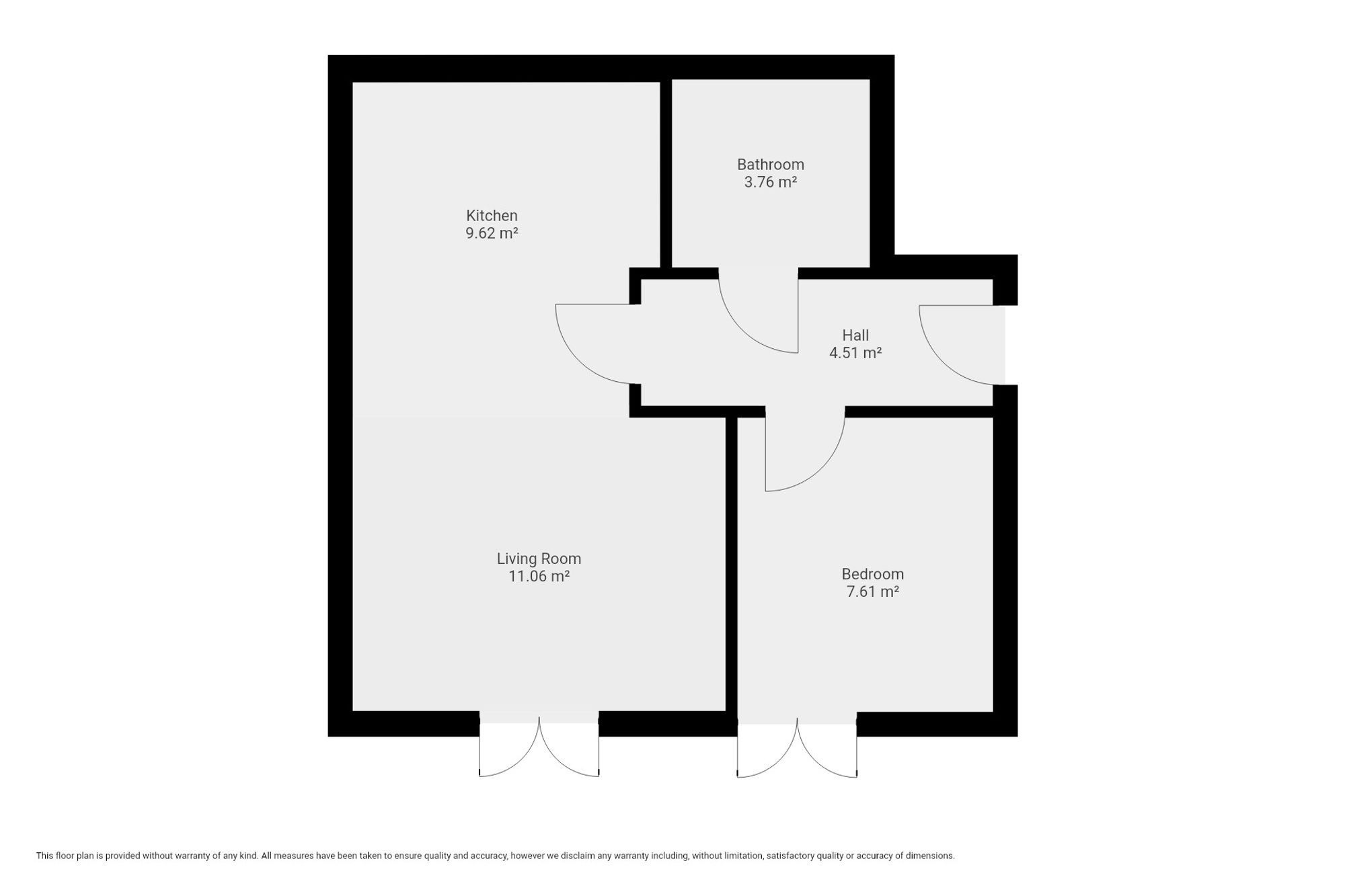 Flat 33, Baker Street Central, Hull floorplan