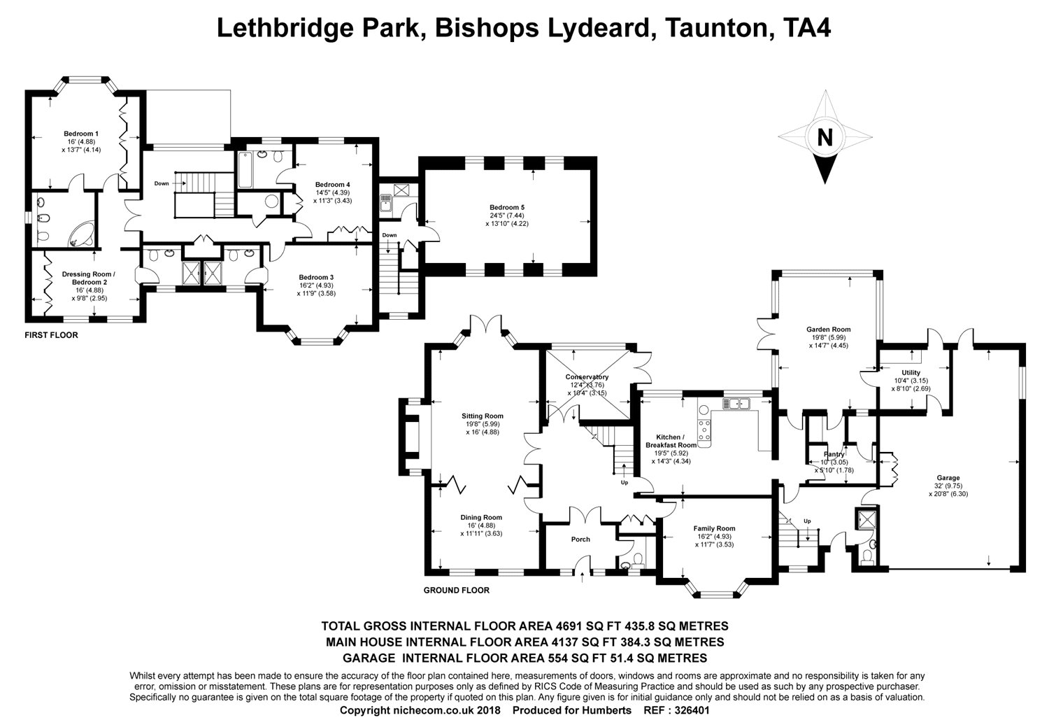 5 Bedrooms Land for sale in Lethbridge Park, Bishops Lydeard, Taunton, Somerset TA4