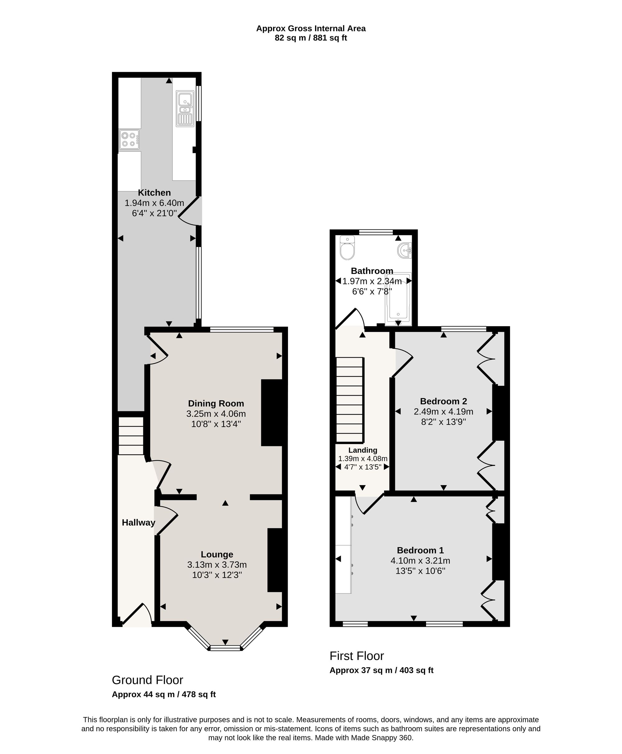 523 Manchester Road, Warrington floorplan