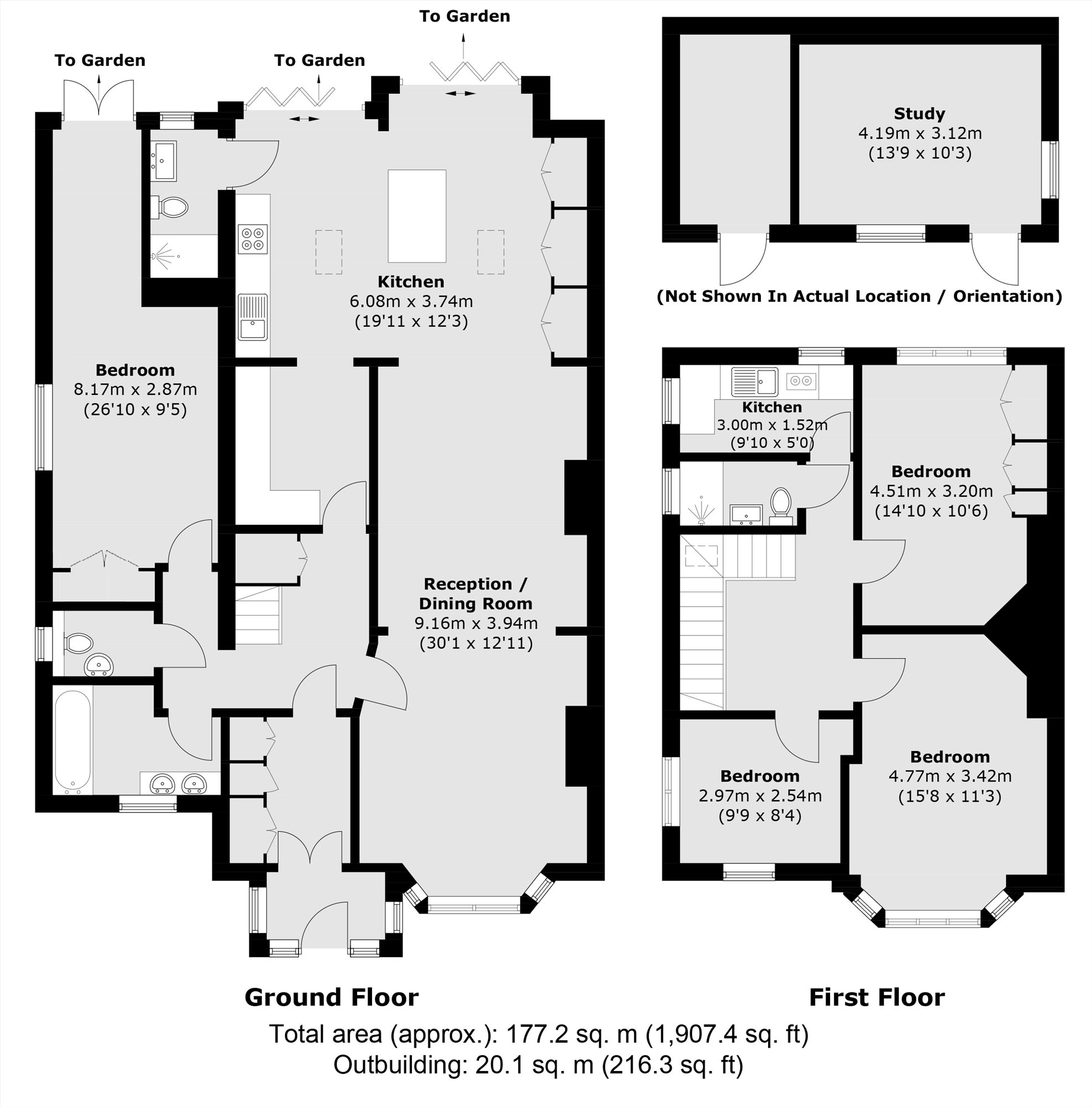 16, Camborne Way, Hounslow floorplan