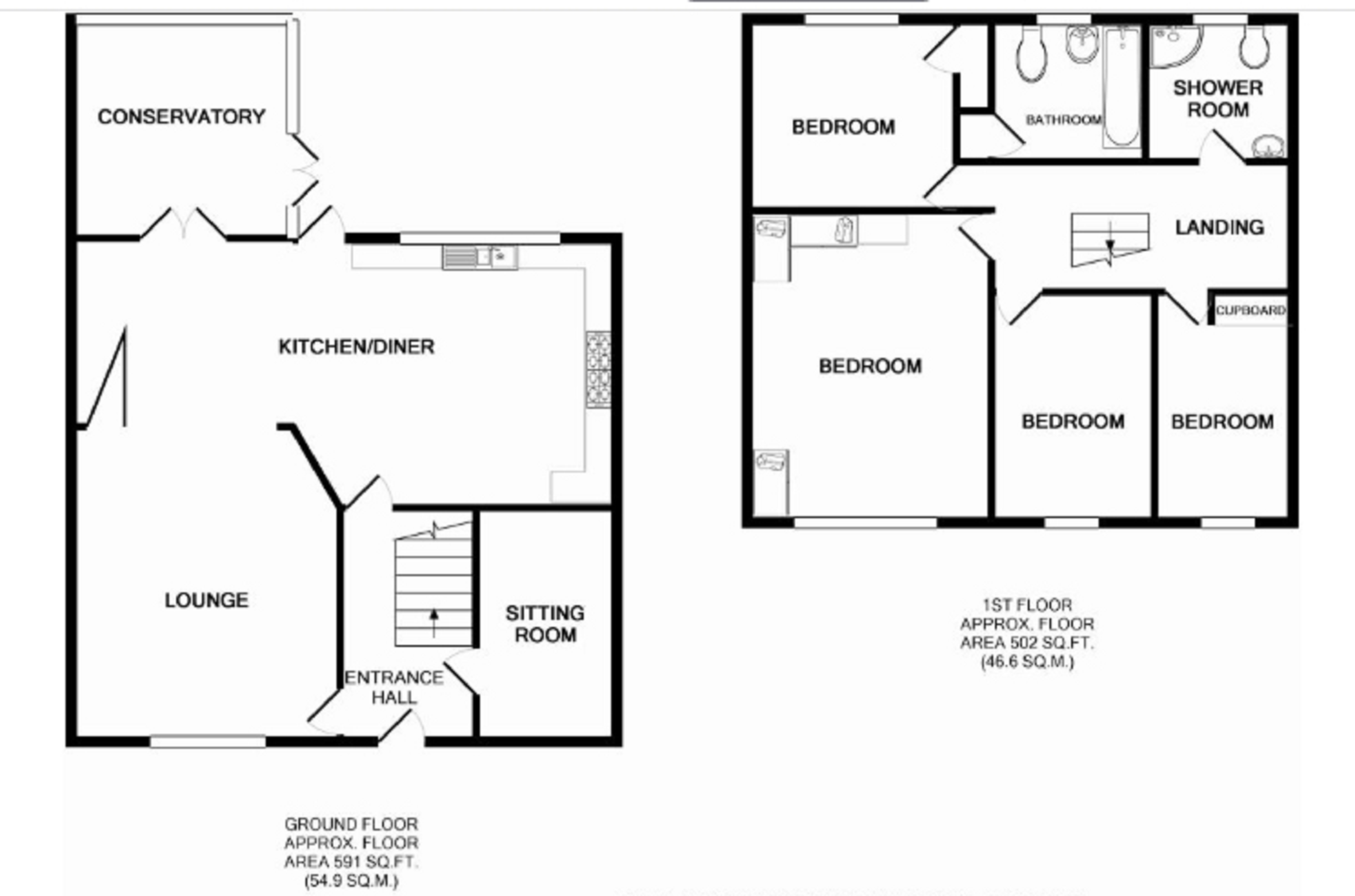 45, Kenilworth Road, Wigston floorplan