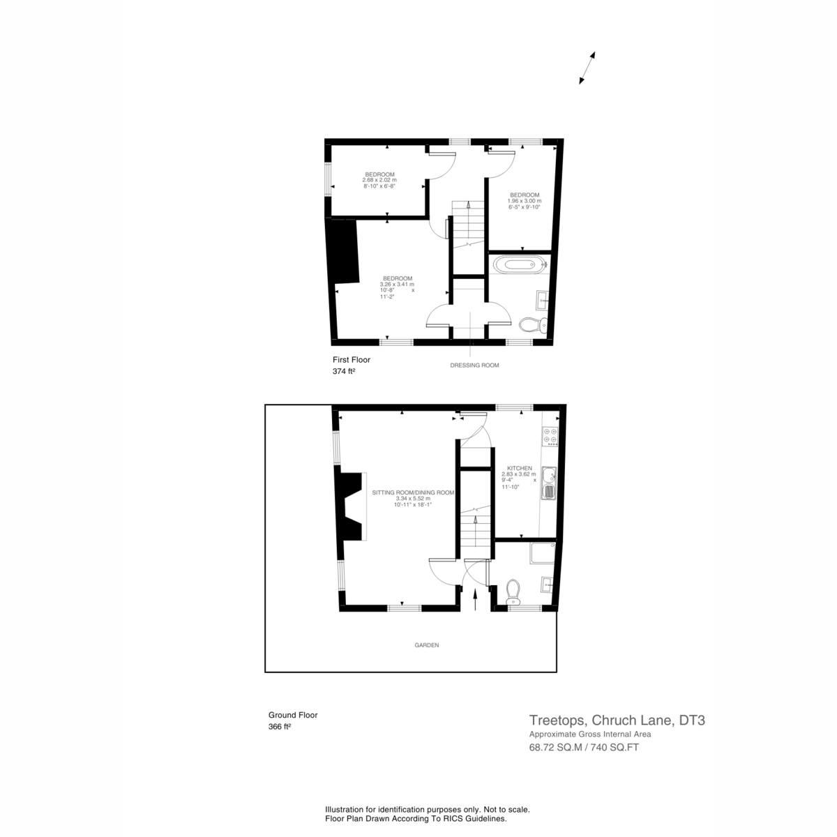 Treetops, Church Lane, Weymouth floorplan