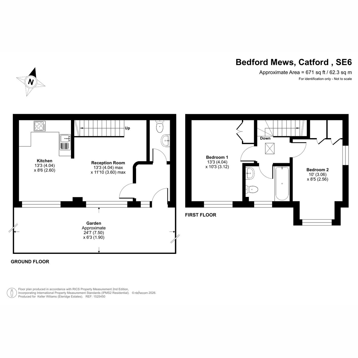 1, Bedford Mews, Catford floorplan