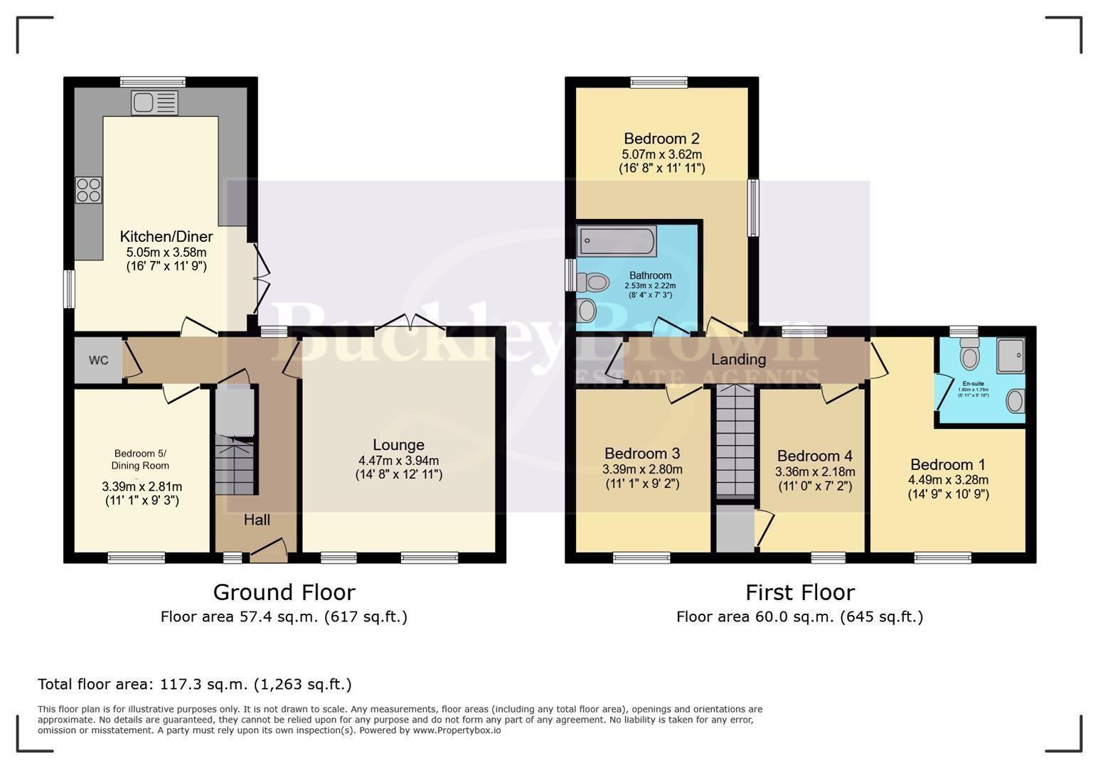 57, Lawson Road, Chesterfield floorplan
