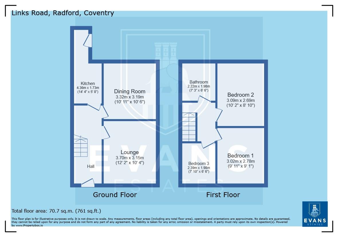 35, Links Road, Coventry floorplan