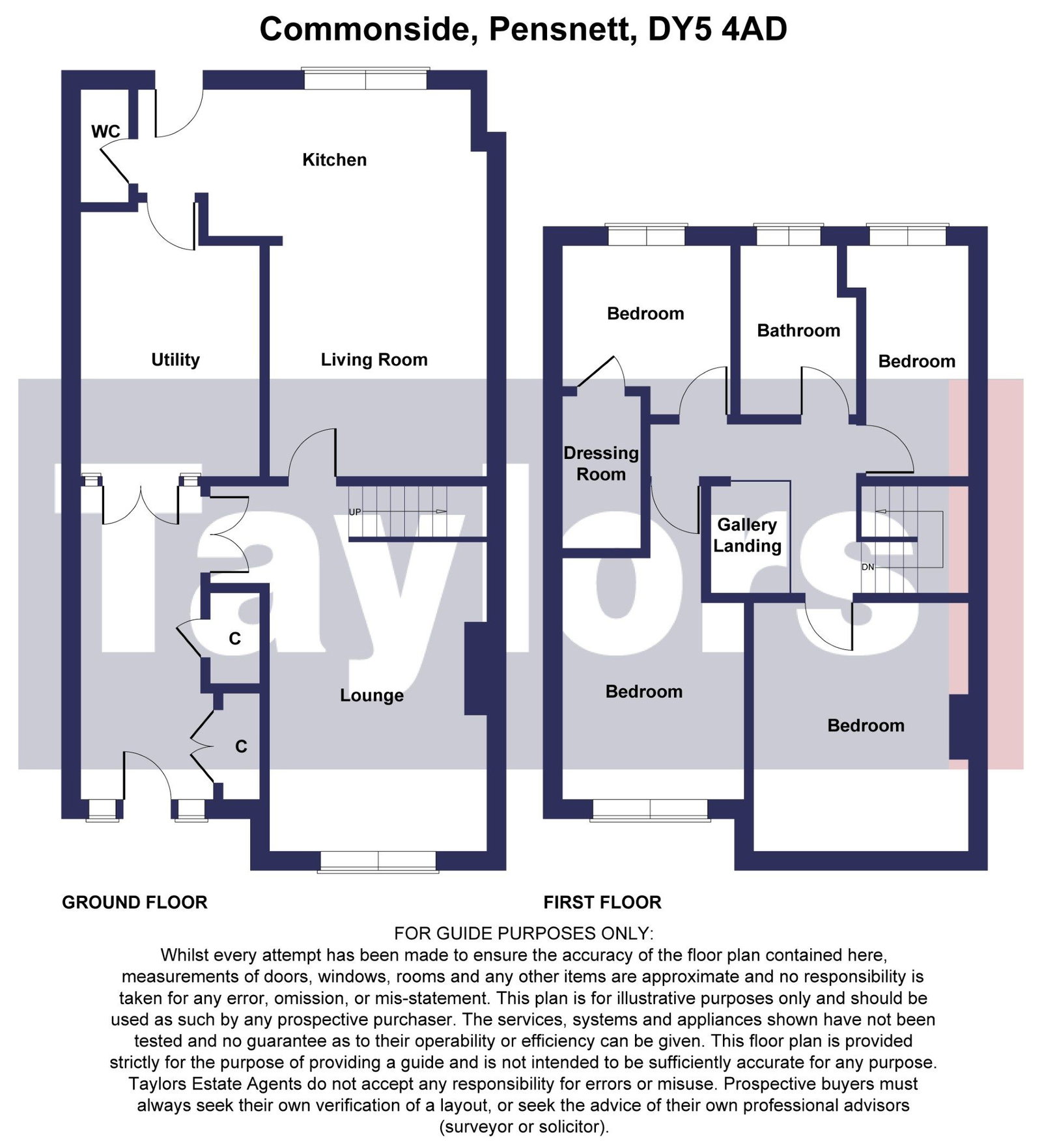 221, Commonside, Brierley Hill floorplan