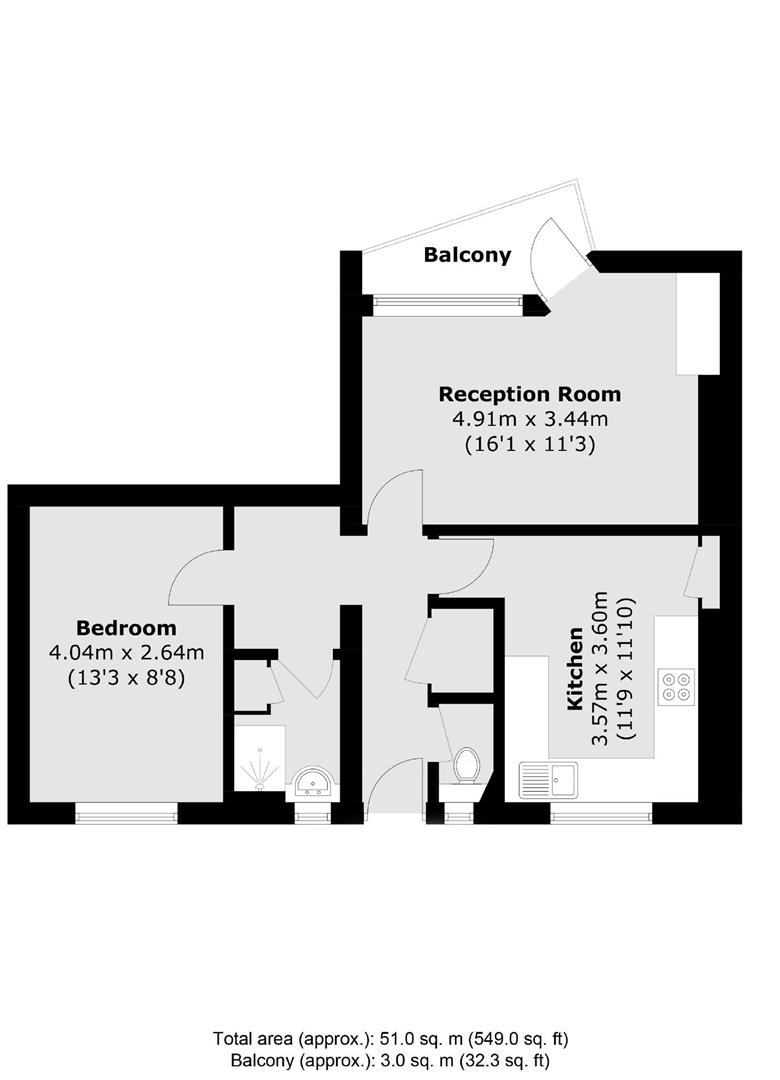 Broomhouse Lane, London floorplan