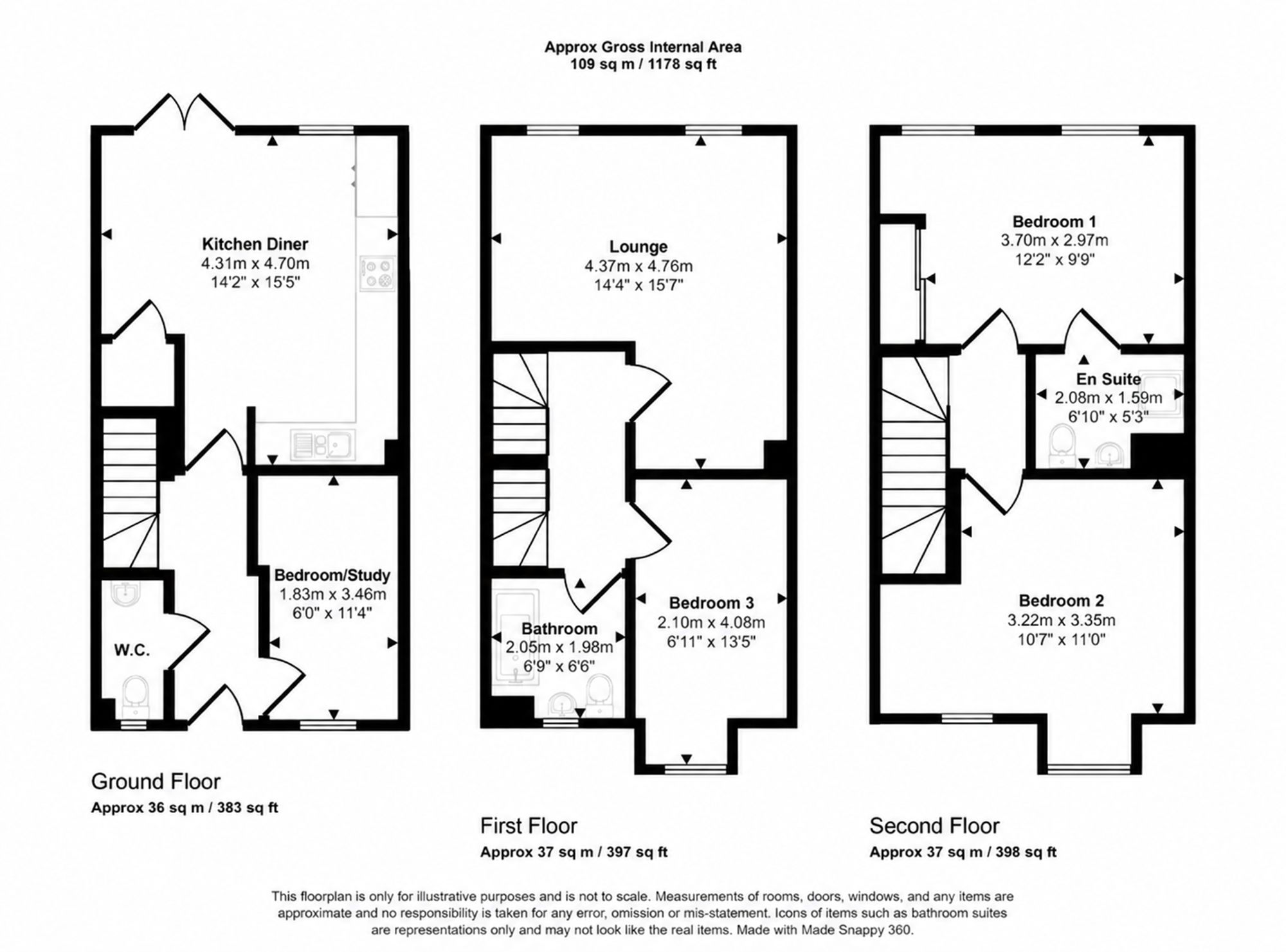 387 Paintworks, Bristol floorplan