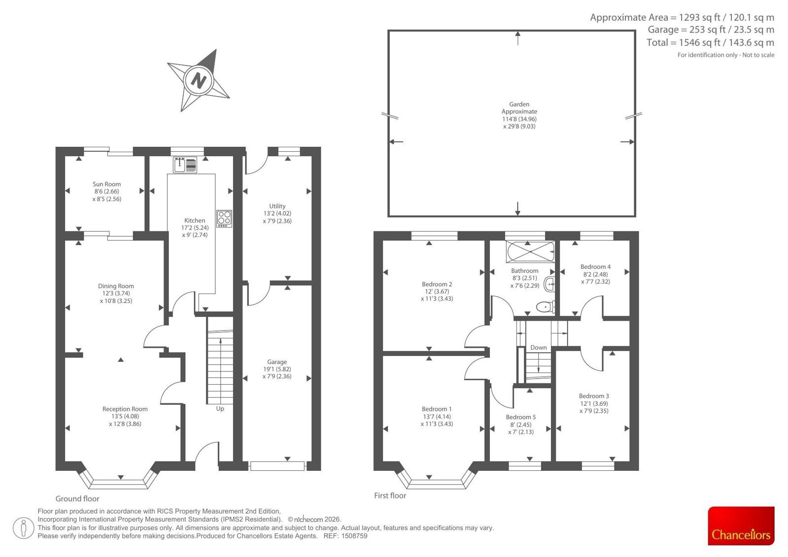 18, Ridgeway Road, Oxford floorplan