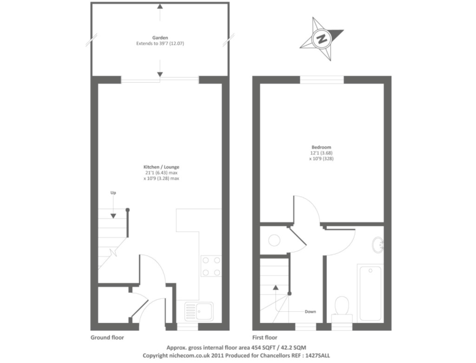 1 Bedrooms Terraced house to rent in Southwold, Bicester OX26