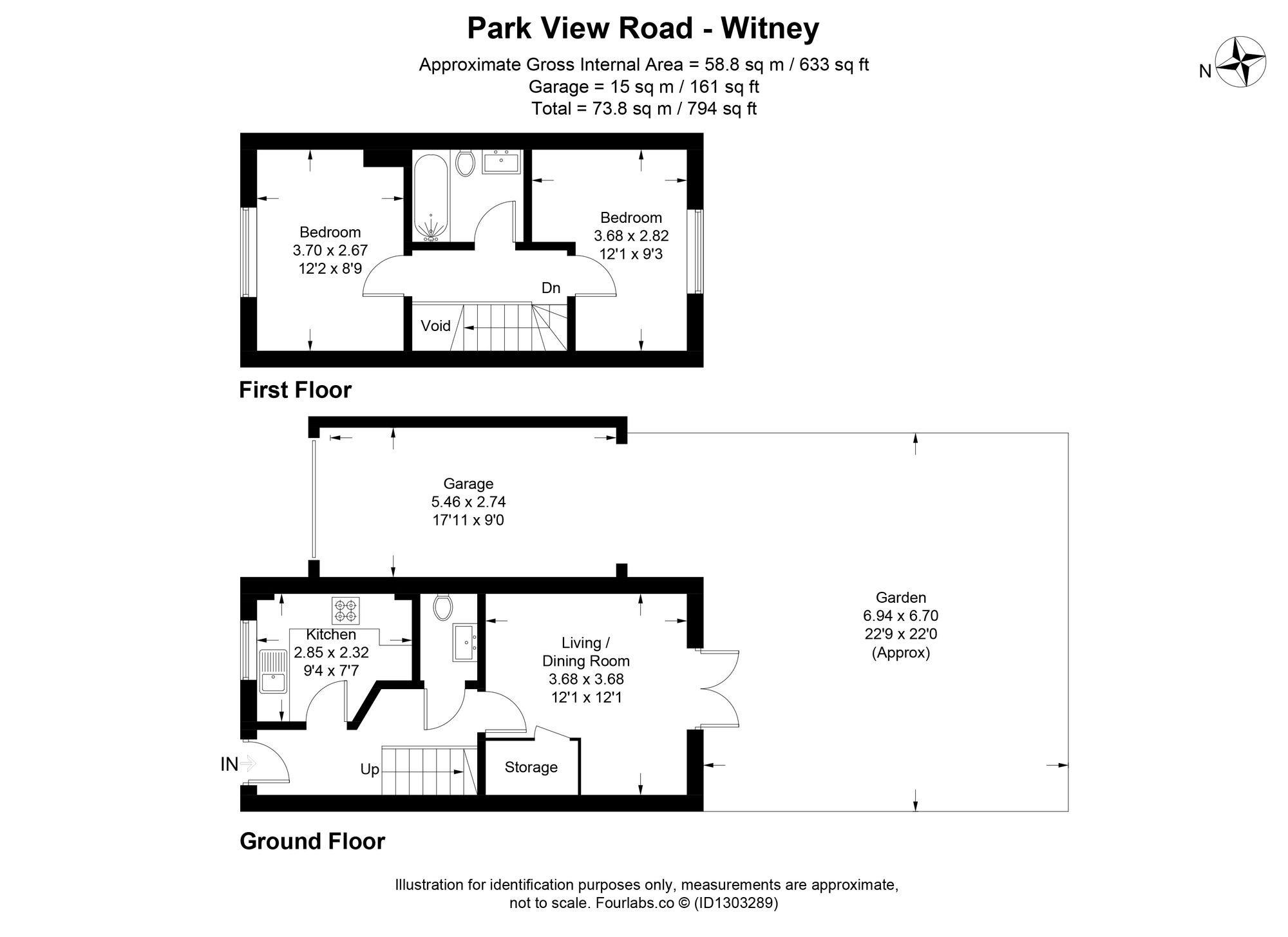 7 Park View Road, Witney floorplan