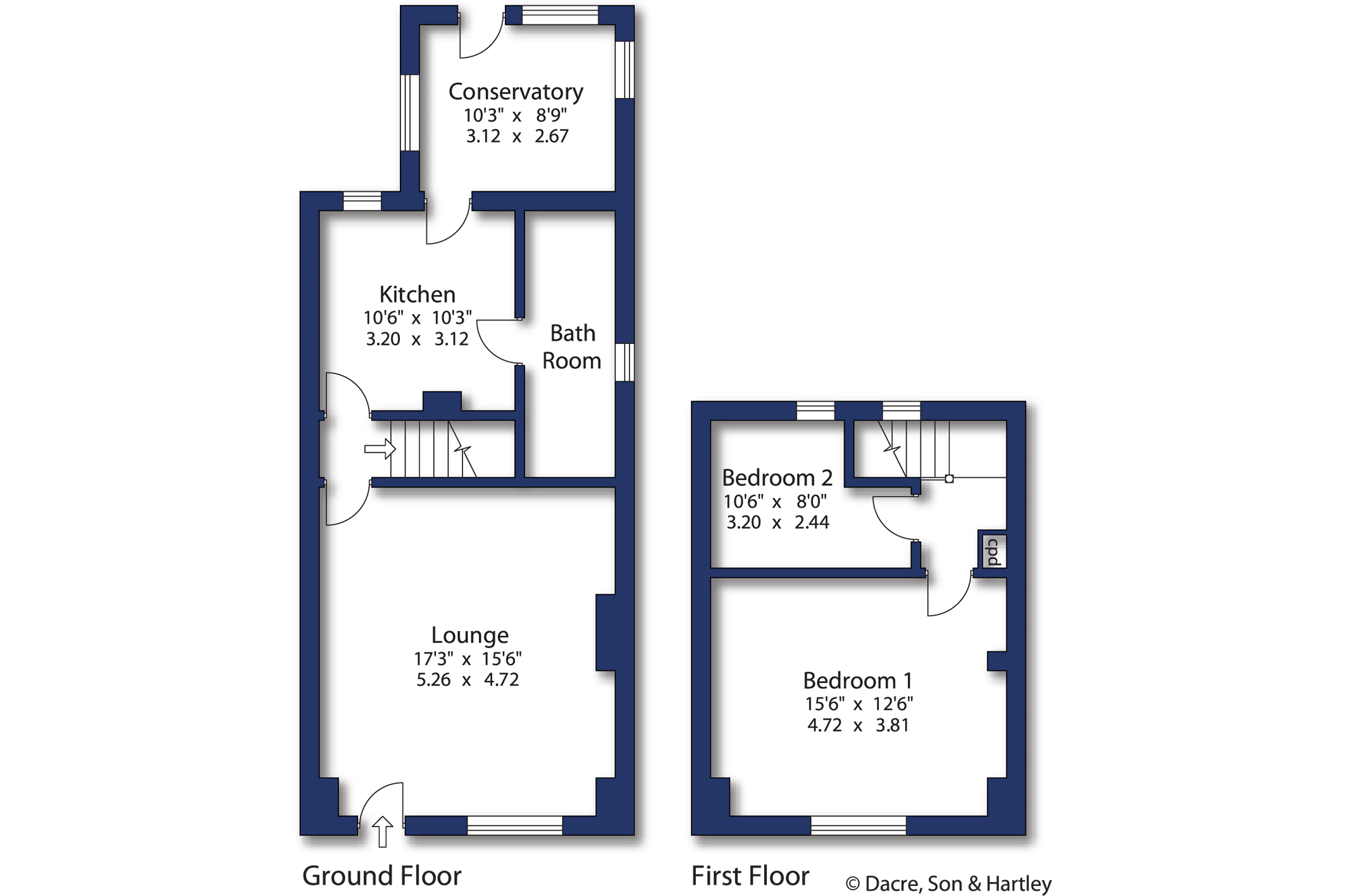 2, Ashfield Cottages, West Yorkshire floorplan