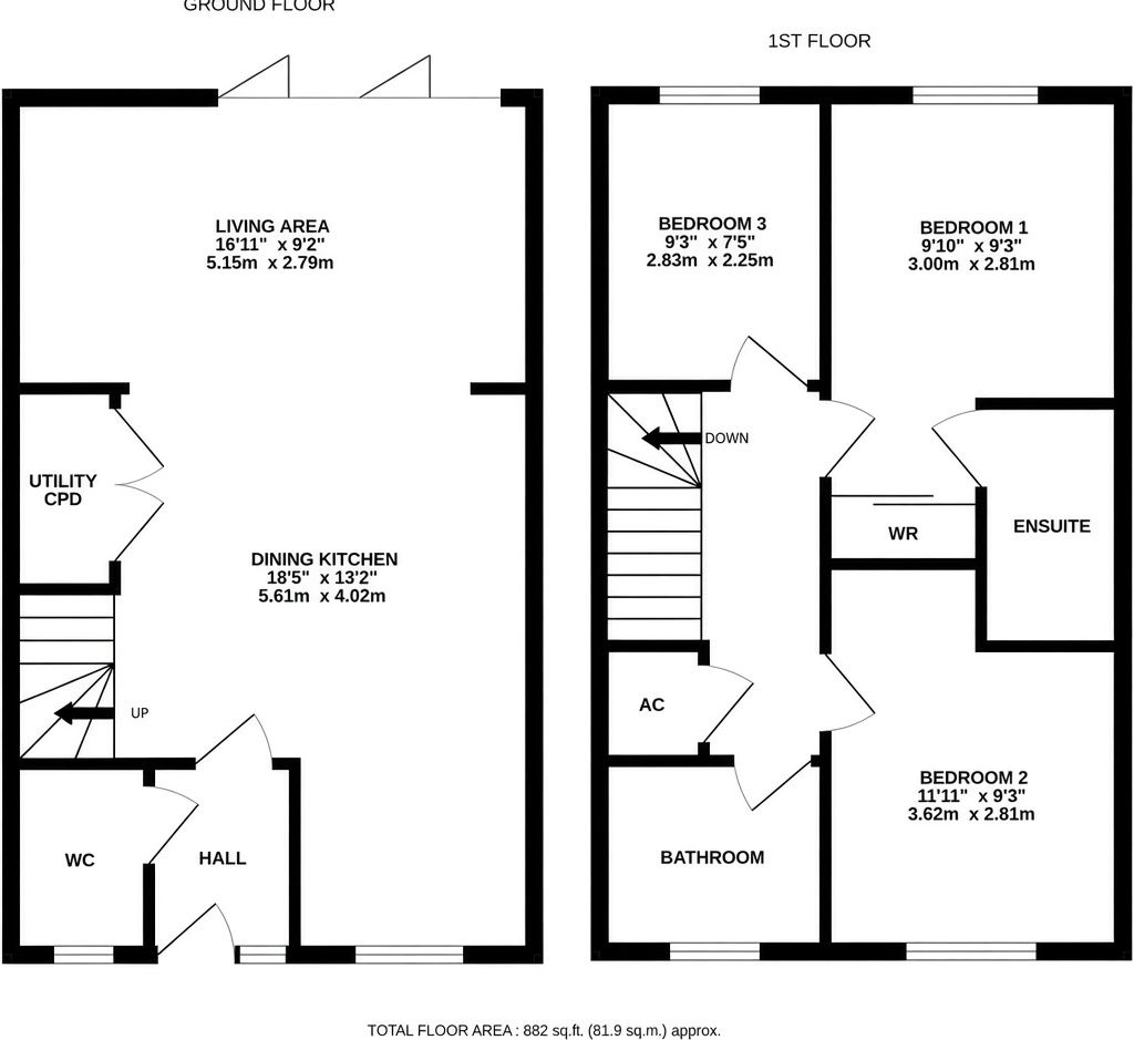 43, Collier Way, Barnsley floorplan