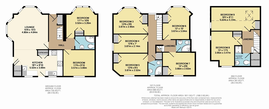 9 Bedrooms Terraced house to rent in Cathays Terrace, Cathays, Cardiff CF24