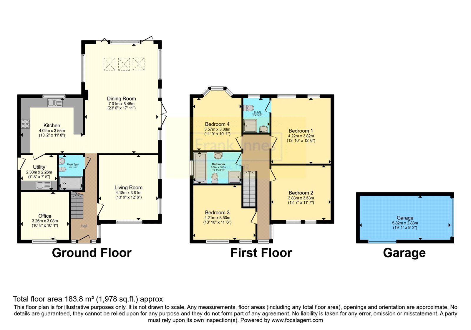 19A, Inholms Gardens, Newark floorplan