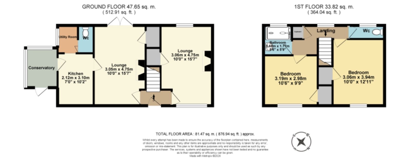 50, Mill Green, Sandwich floorplan