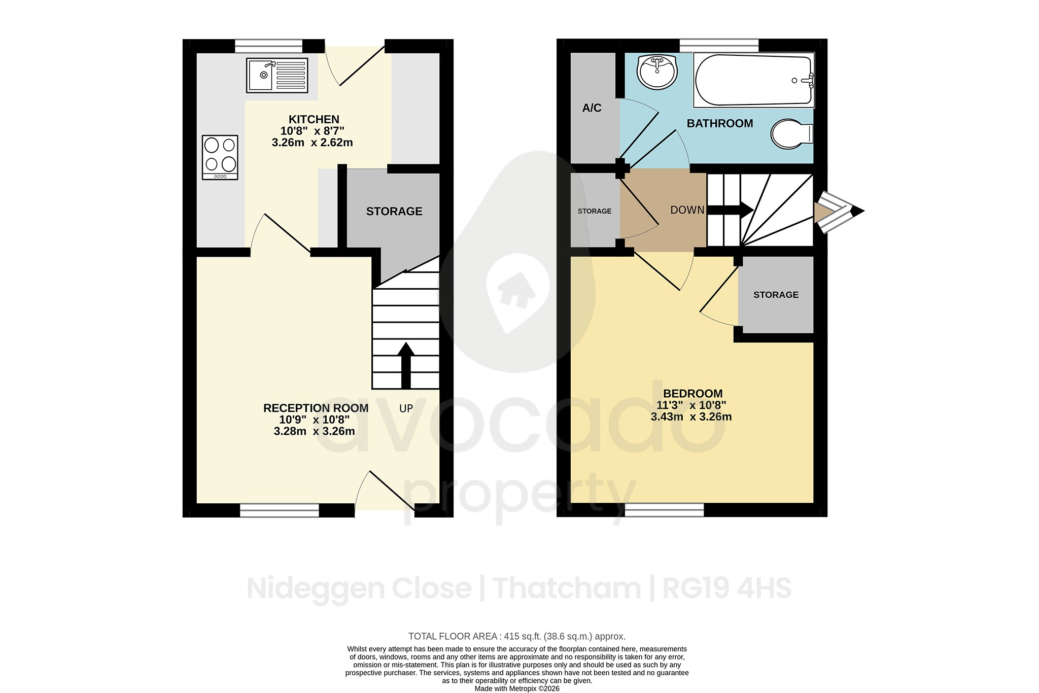 2 Nideggen Close, Thatcham, Berkshire floorplan