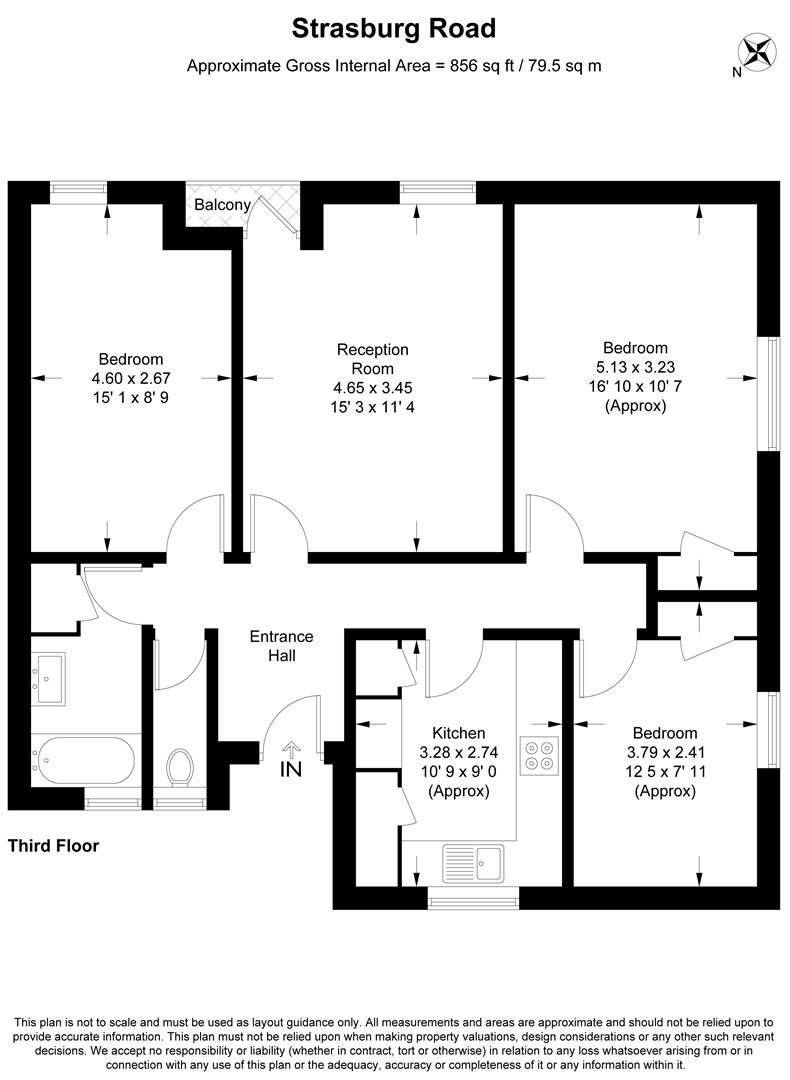 35 Rollo Court, Strasburg Road, London floorplan