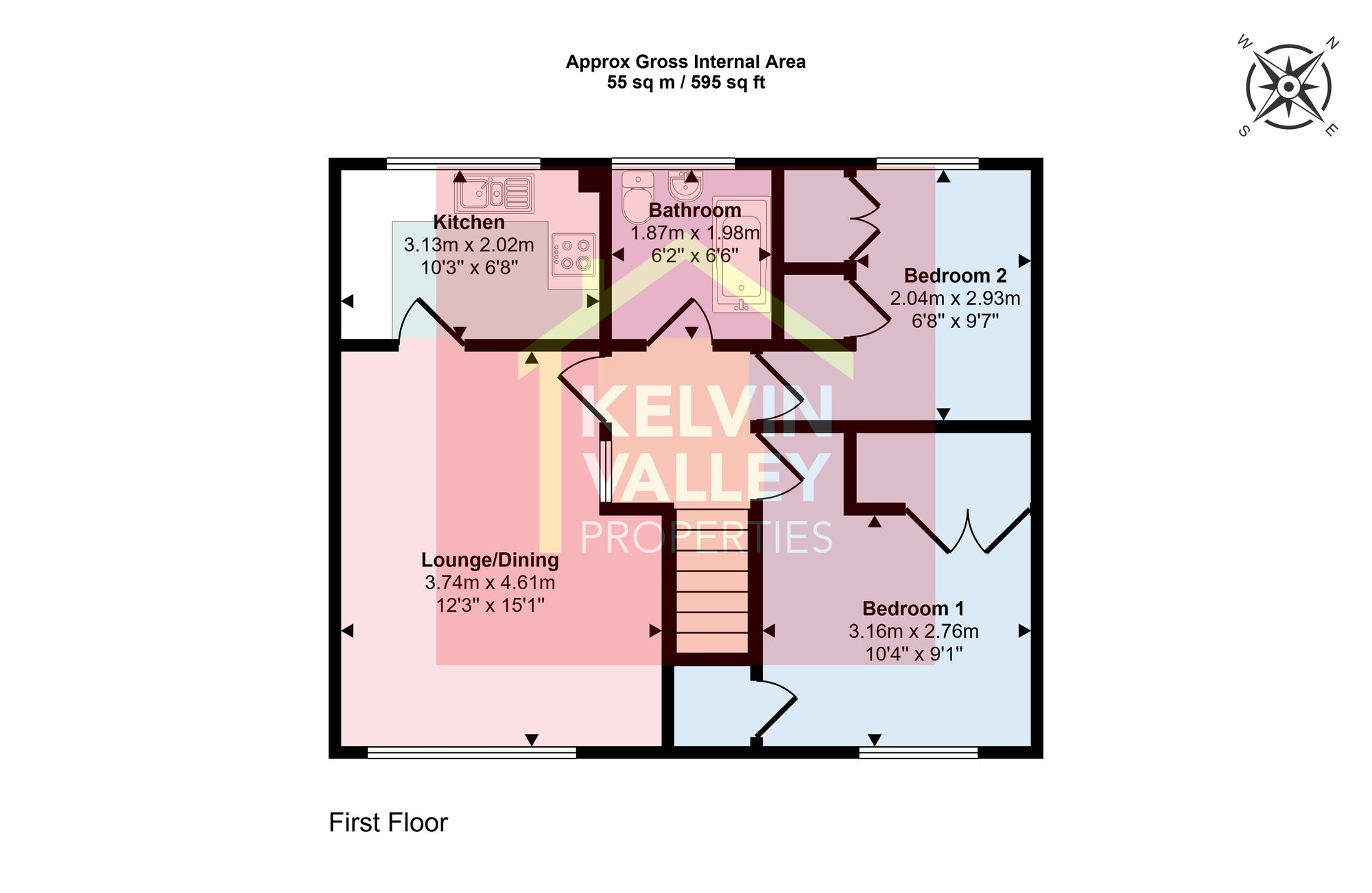 96 Hazel Road, Bonnybridge floorplan