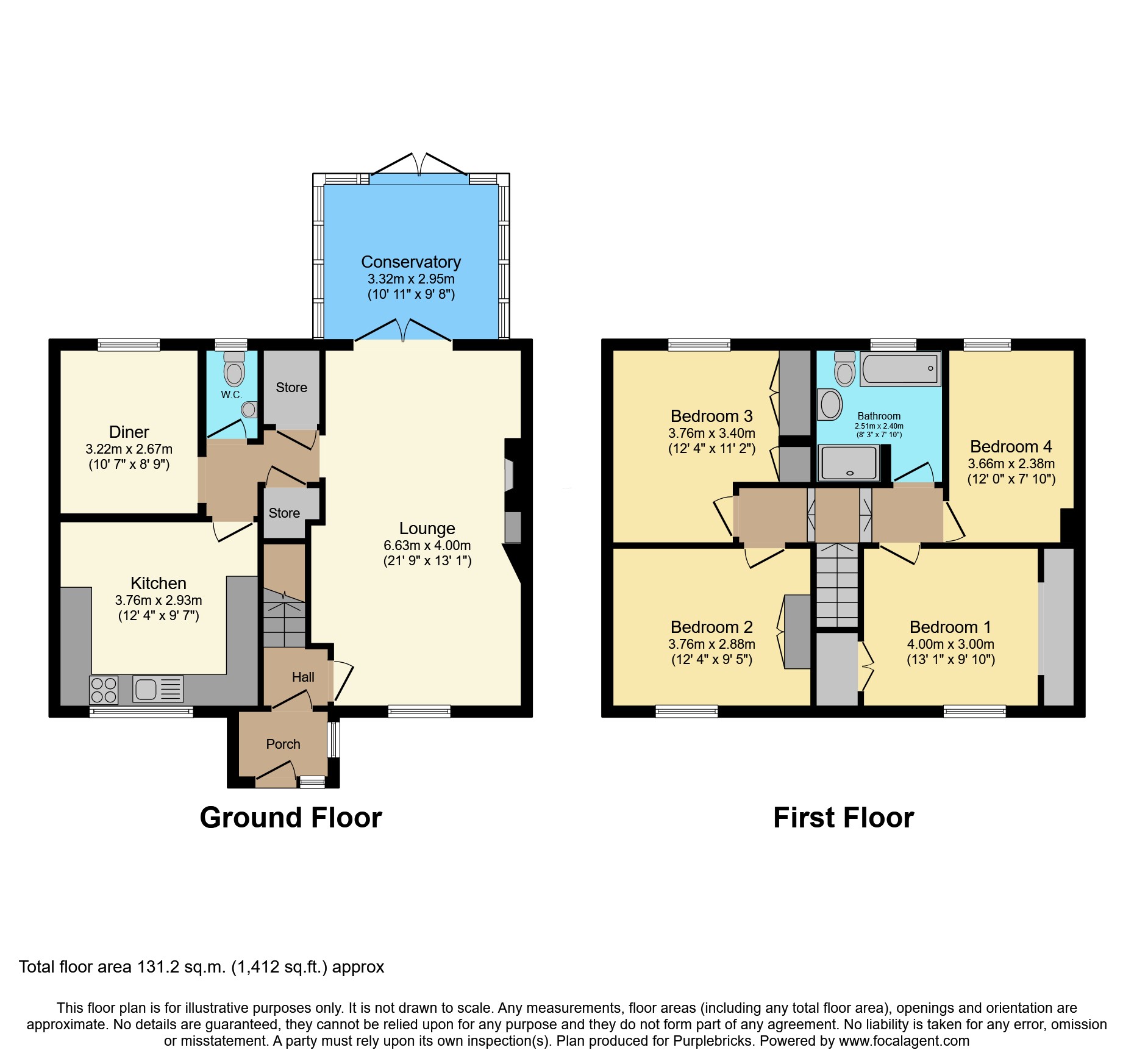 1 Lavender Cottages, Blackmore End, Braintree floorplan